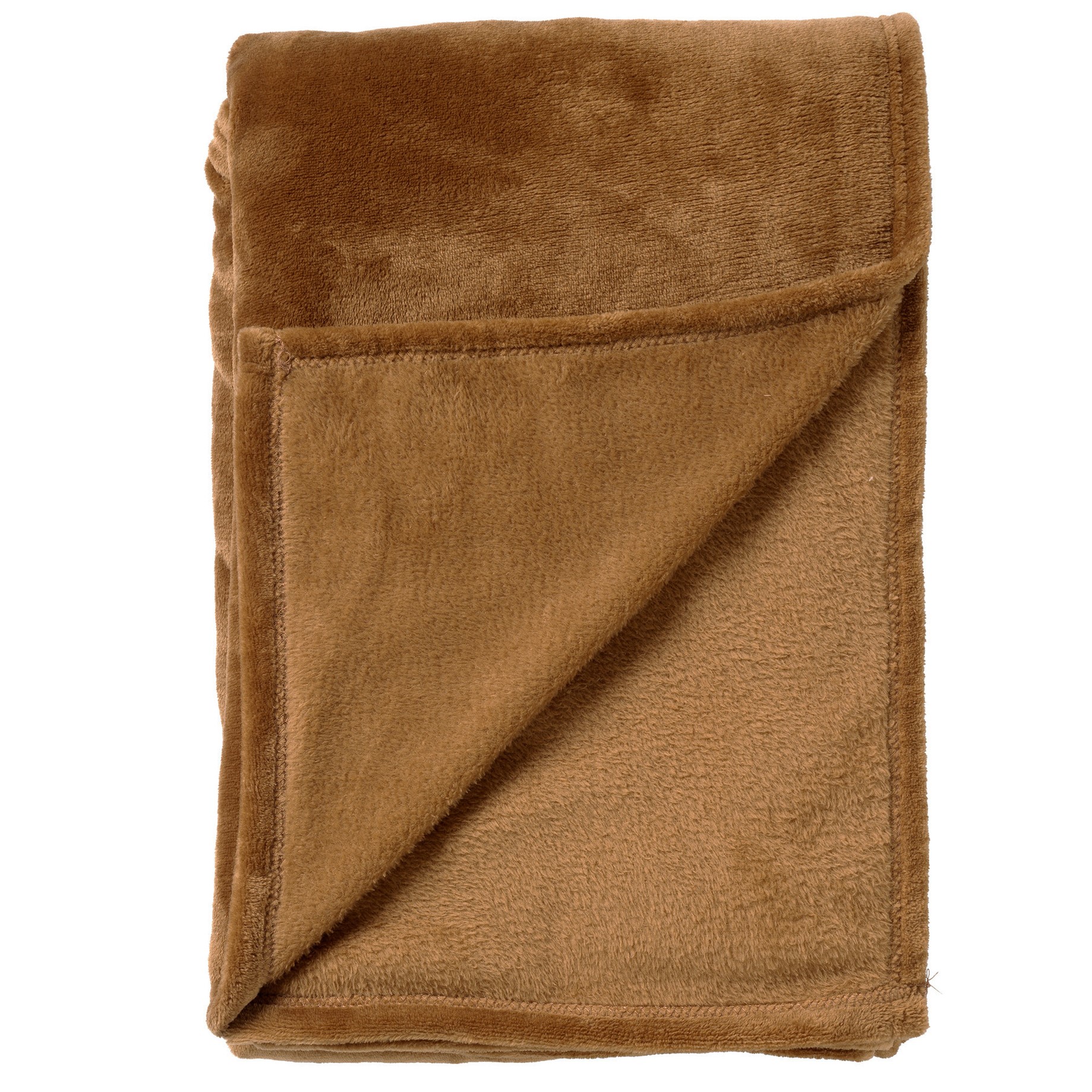 BILLY - Wohndecke Fleece 150x200 cm - Tobacco Brown - braun