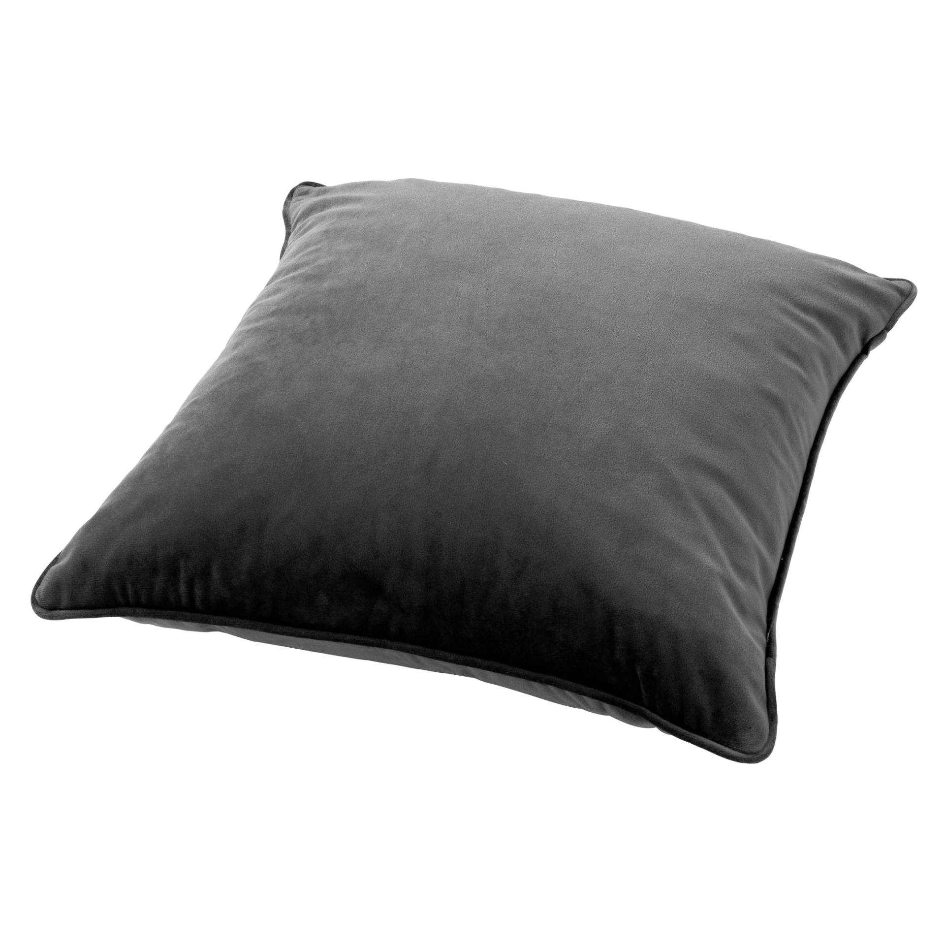 Wordt erger Inpakken Uitdrukkelijk FINN - Kussenhoes velvet 60x60 cm - Charcoal Gray - antraciet | Kussenhoes  | DDL02122000095