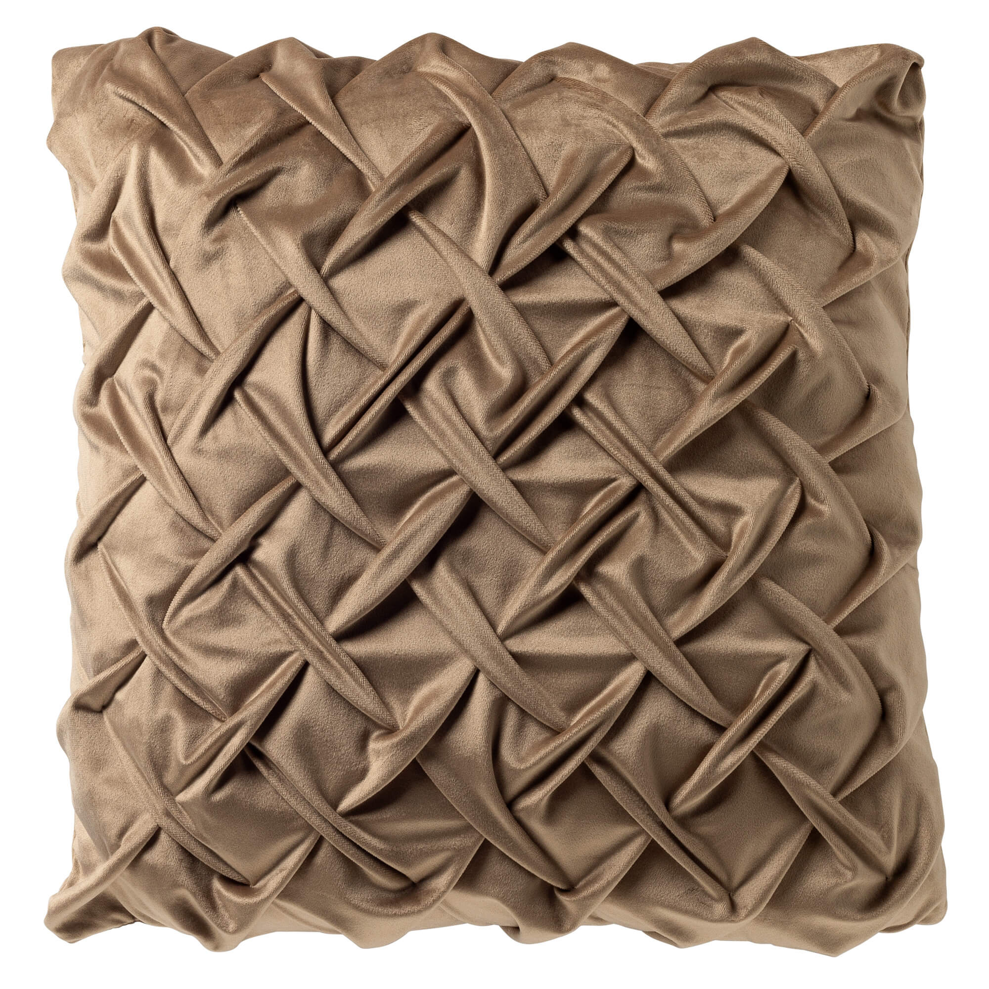 MIRA - Dekokissen 45x45 cm - Irish Cream - beige - braun