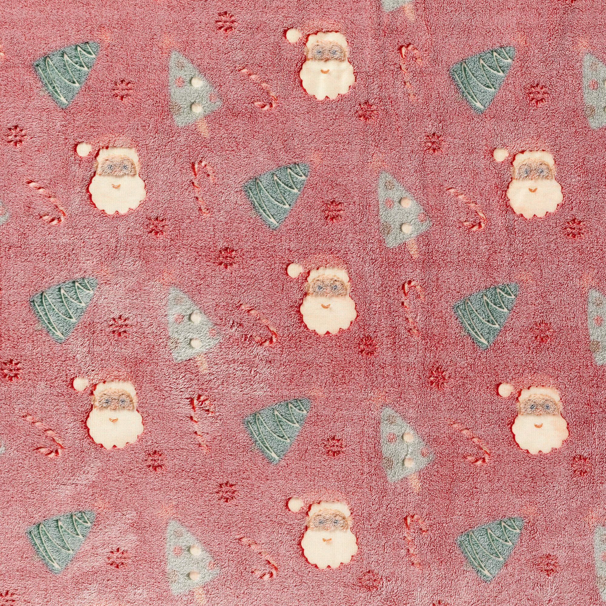 CHRISTMAS GLOW - Plaid 140x180 cm - Barbados Cherry 