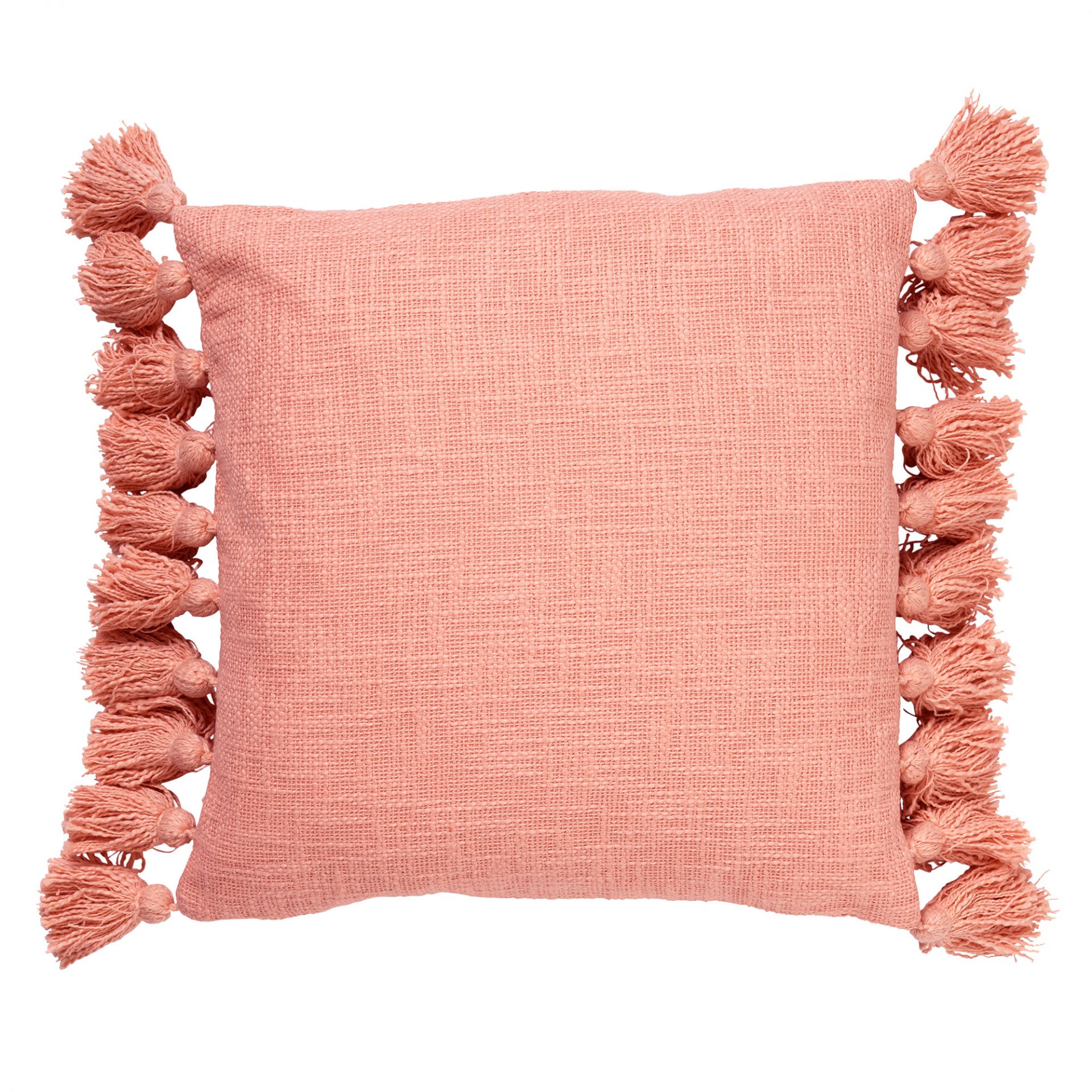 RUBY - Cushion cotton 45x45 cm Muted Clay - pink