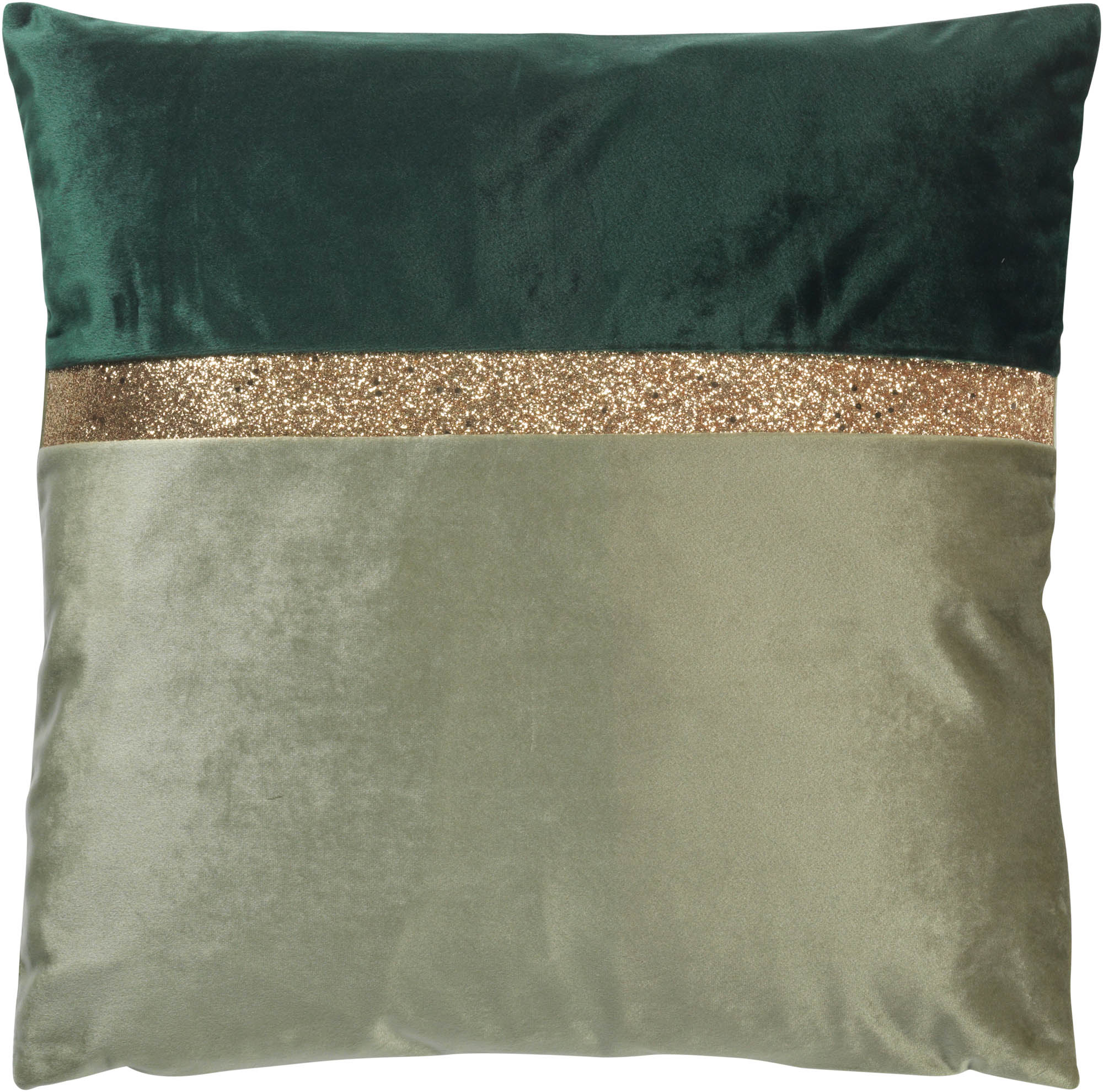SANDRINE - Sierkussen Groen 45x45 cm