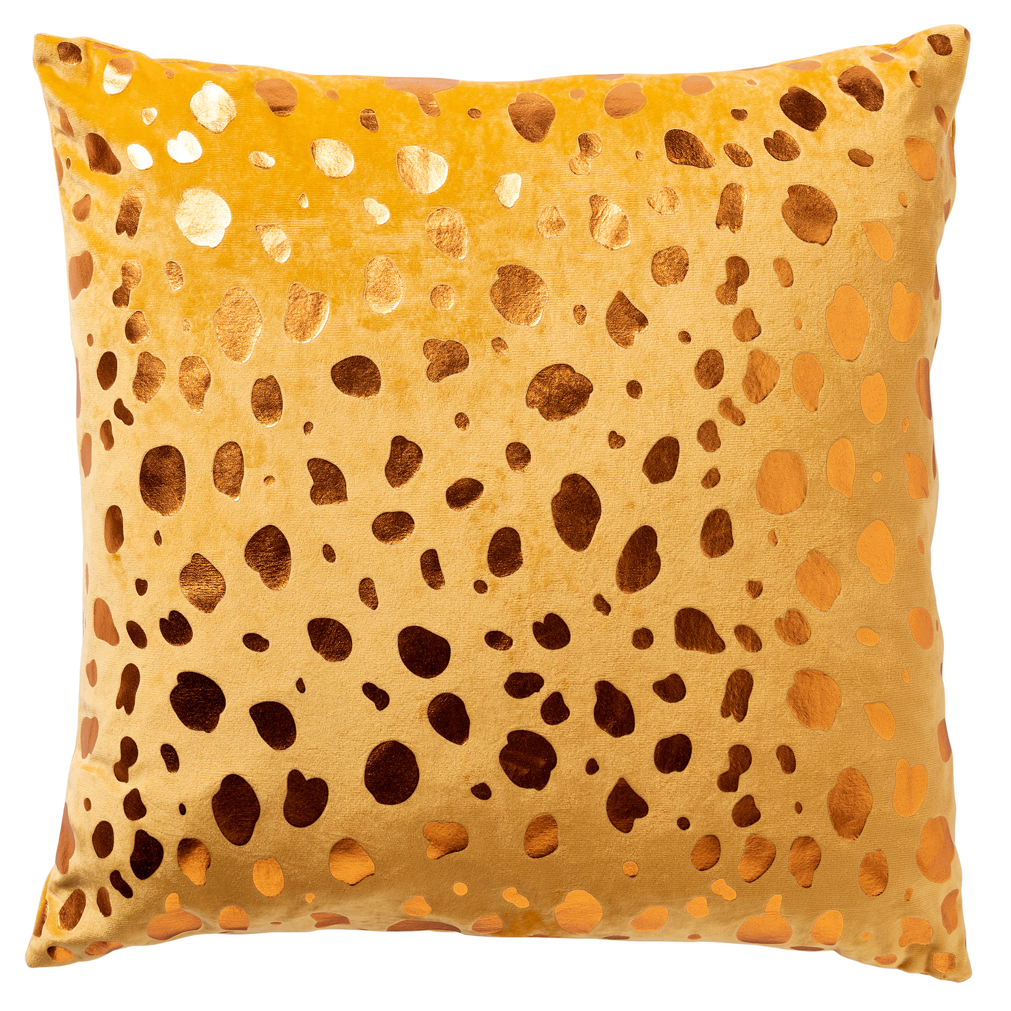 TINO - Kussenhoes velvet 45x45 cm Golden Glow - geel