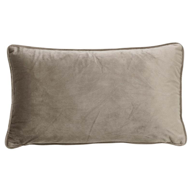 KISSENSET - 4-teilig - 45x45 cm und 30x50 cm - Anthrazit, Beige, Weiss, Taupe