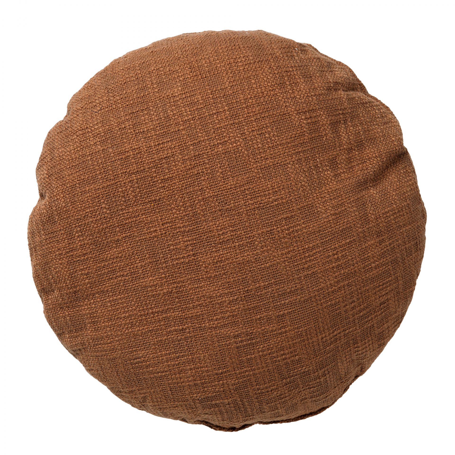 ABEY - Sierkussen van katoen 50 cm Tobacco Brown - bruin