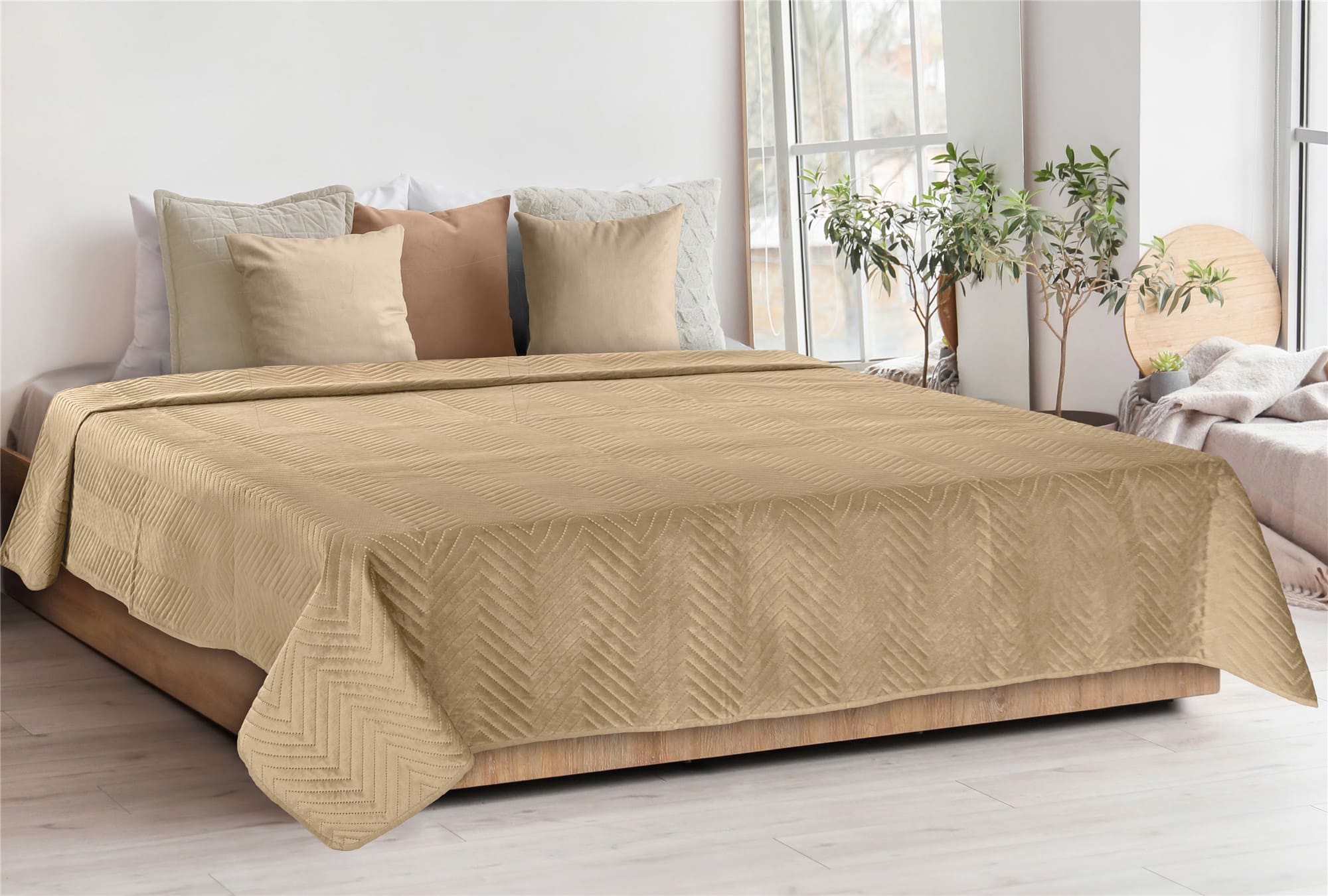 VELO - Bedspread 220x240 cm - Irish Cream - Beige