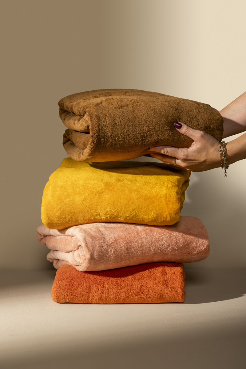 OWEN - Plaid 130x160 cm - Potters Clay