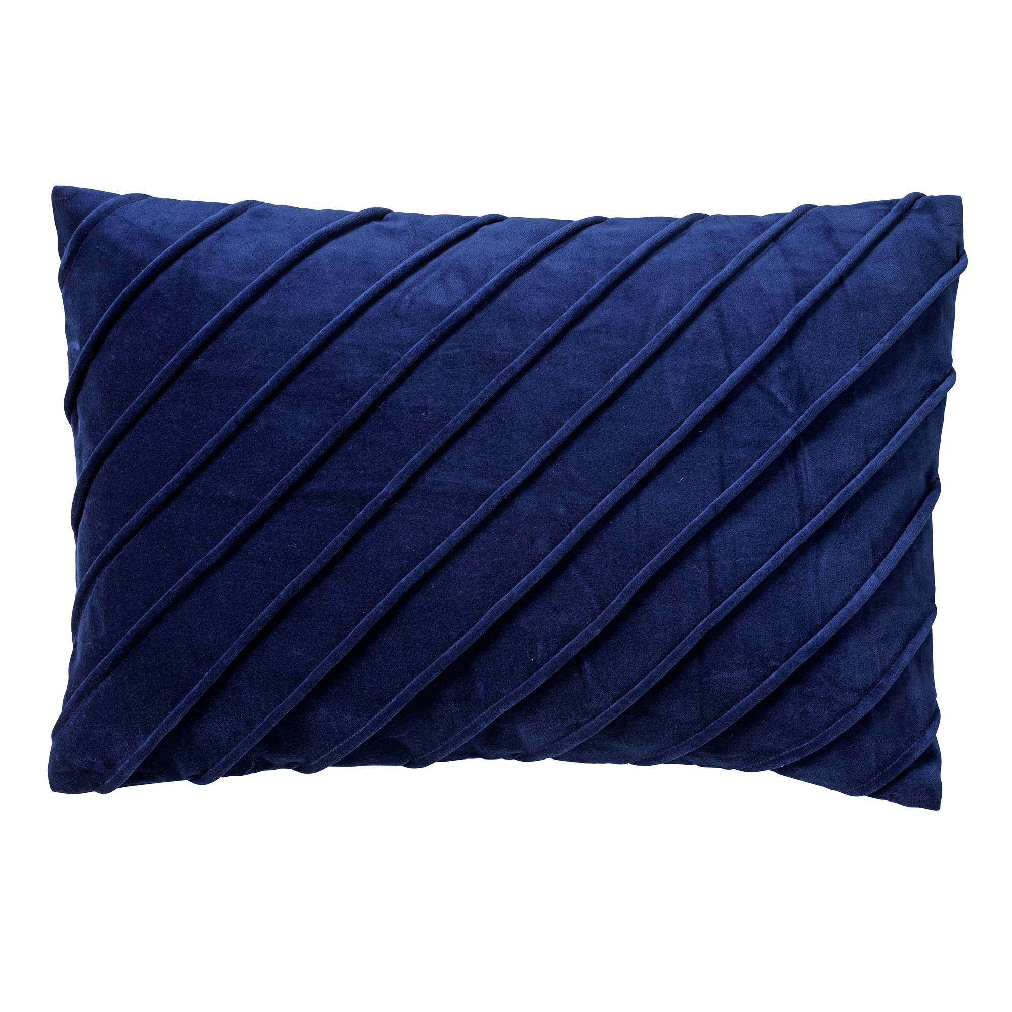 PACO - Kussenhoes velvet 40x60 cm Insignia Blue - blauw