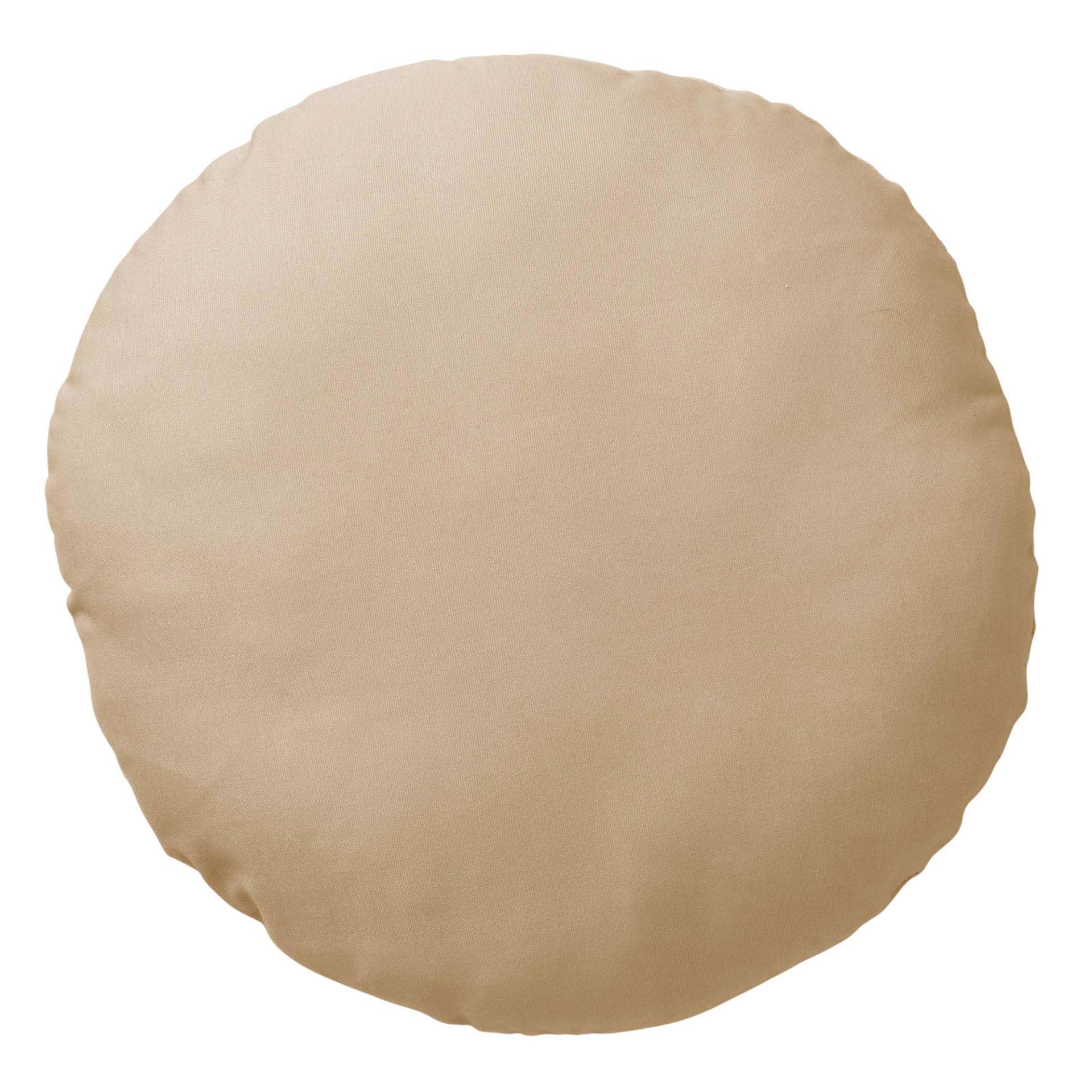 SOL - Cushion round outdoor 40 cm Pumice Stone - water-repellent and uv-resistant - beige