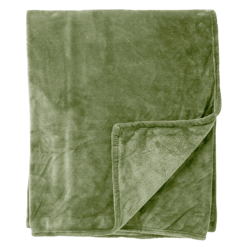 MARLON - Bedspread 240x260 cm - Matte Green