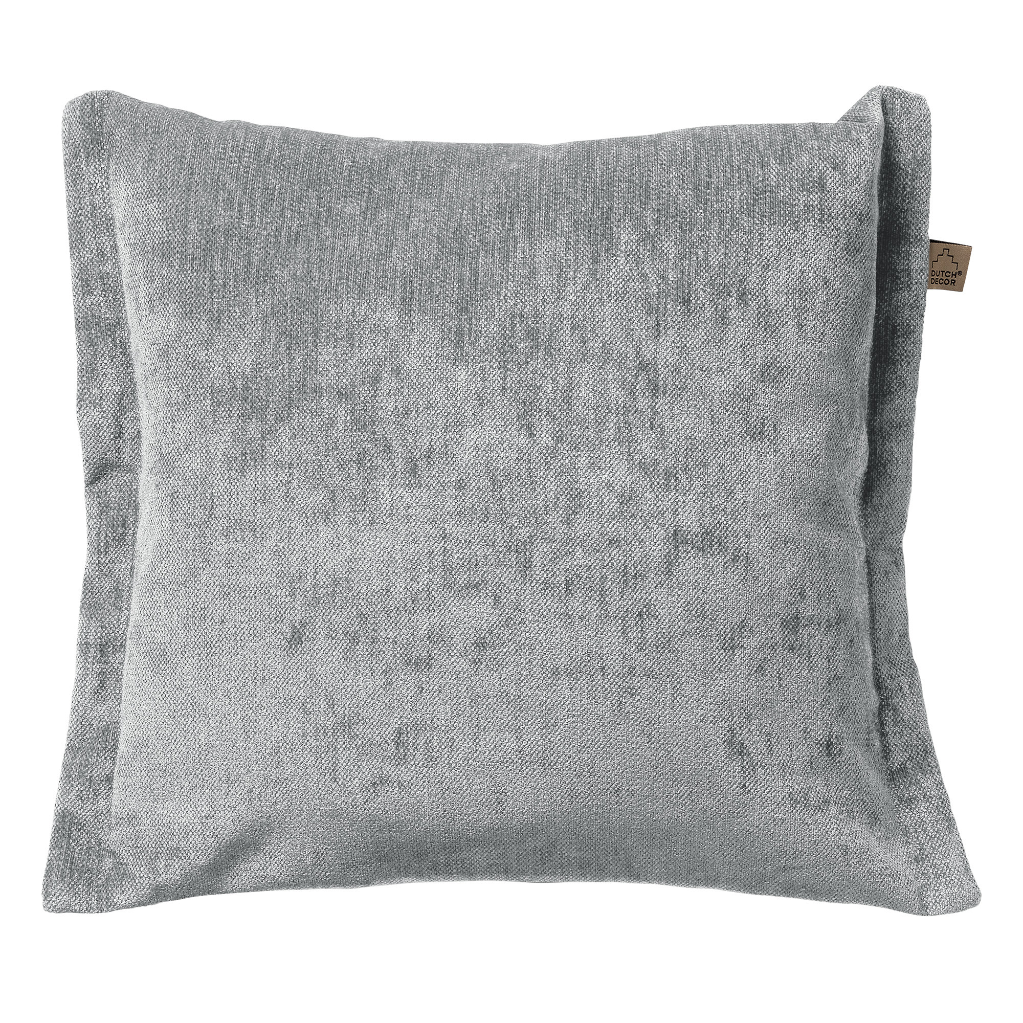 LEWIS - Coussin 45x45 cm - Micro Chip - gris