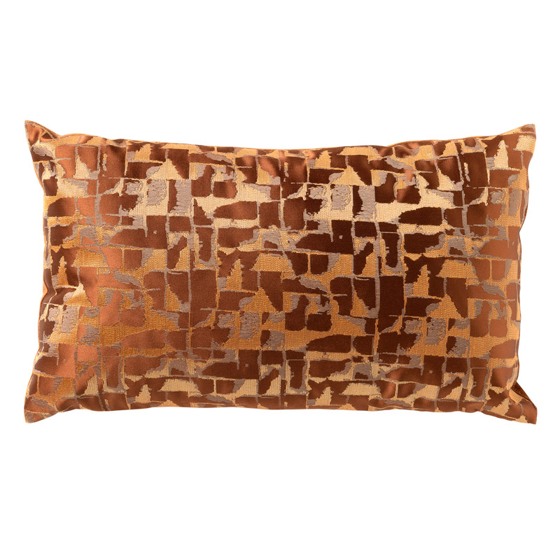 LIVA - Coussin 30x50 cm - Brown Patina