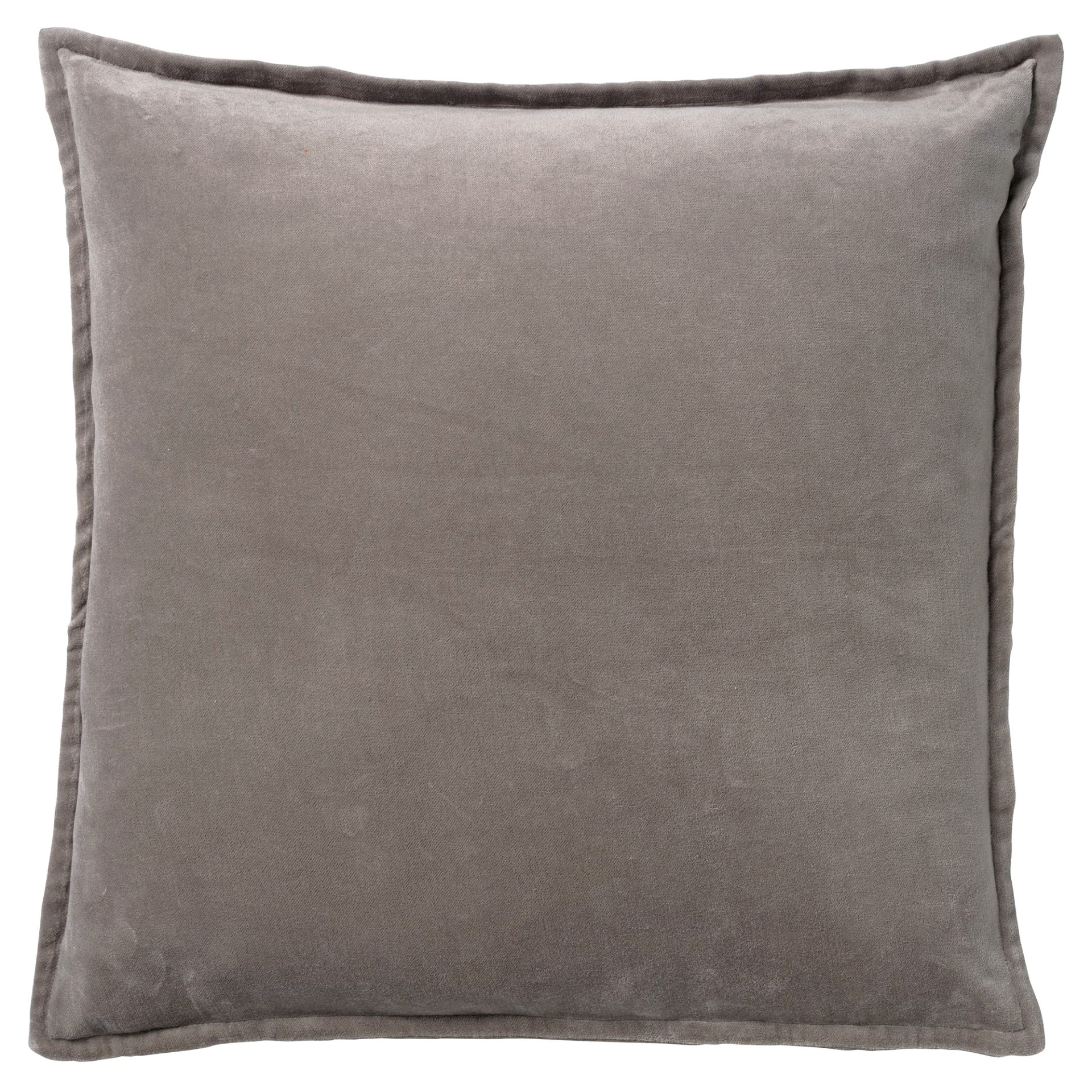 Cushion Caith 50x50 cm | Cotton velvet | Driftwood
