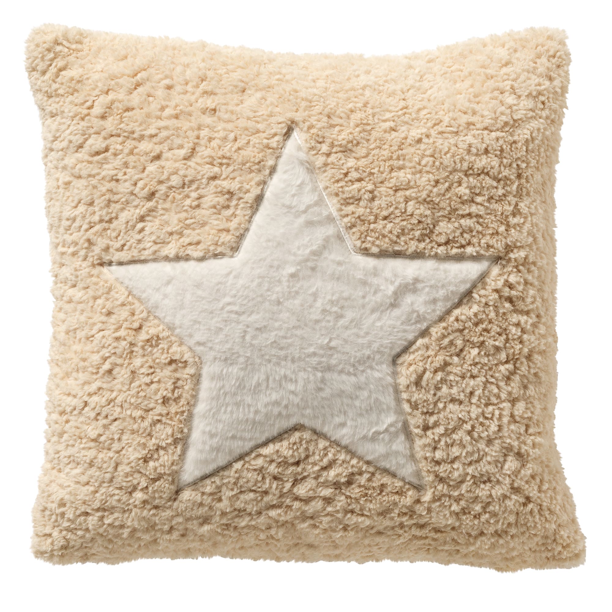 MALIN - Dekokissen 45x45 cm - Natural - beige