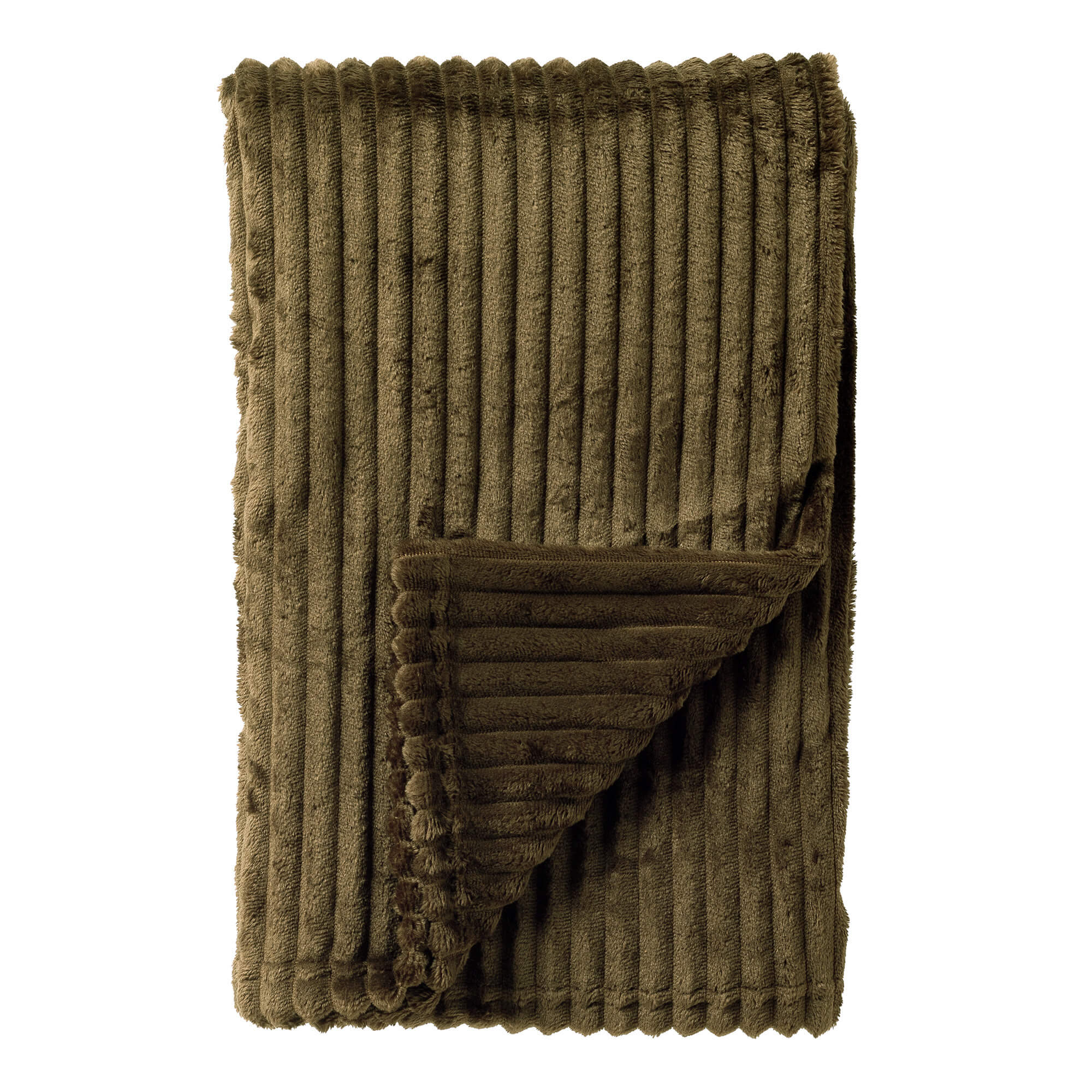 MARTHY - Plaid 140x180 cm - Military Olive - Grün