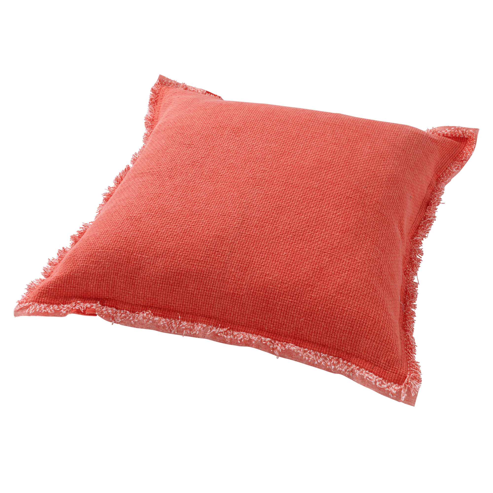 onregelmatig avond Positief BURTO - Kussenhoes van gewassen katoen Coral 60x60 cm - Koraalroze | Kussenhoes | DDL02101000133 onregelmatig avond Positief BURTO - Kussenhoes van gewassen katoen Coral 60x60 cm - Koraalroze | Kussenhoes | DDL02101000133