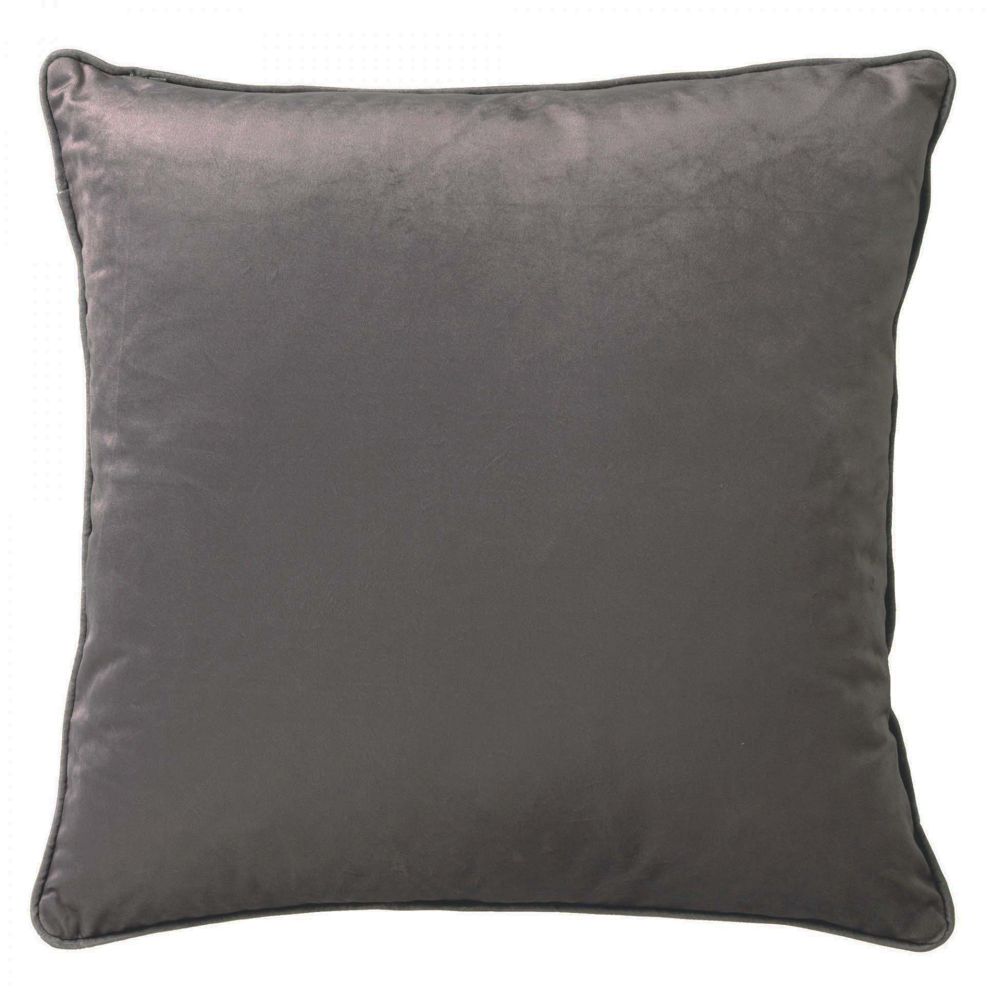 FINN - Coussin en velours Taupe 45x45 cm