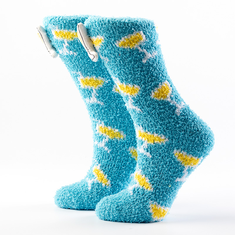 FUNNY COCKTAIL - House socks - Blue Mist