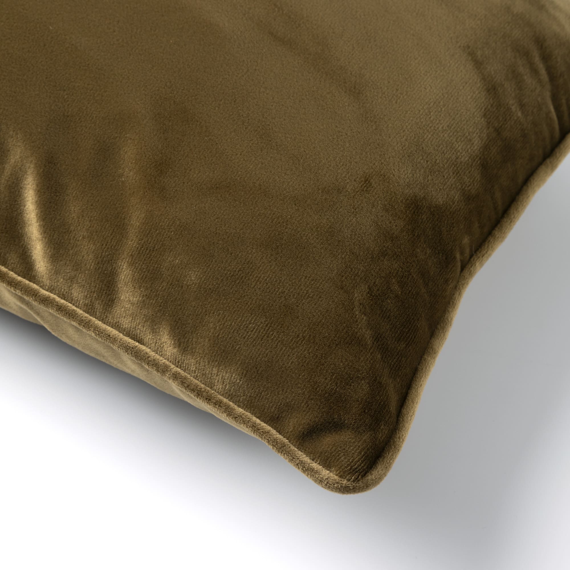 FINN - Kussenhoes 30x50 cm - velvet - lendekussen - Military Olive - groen