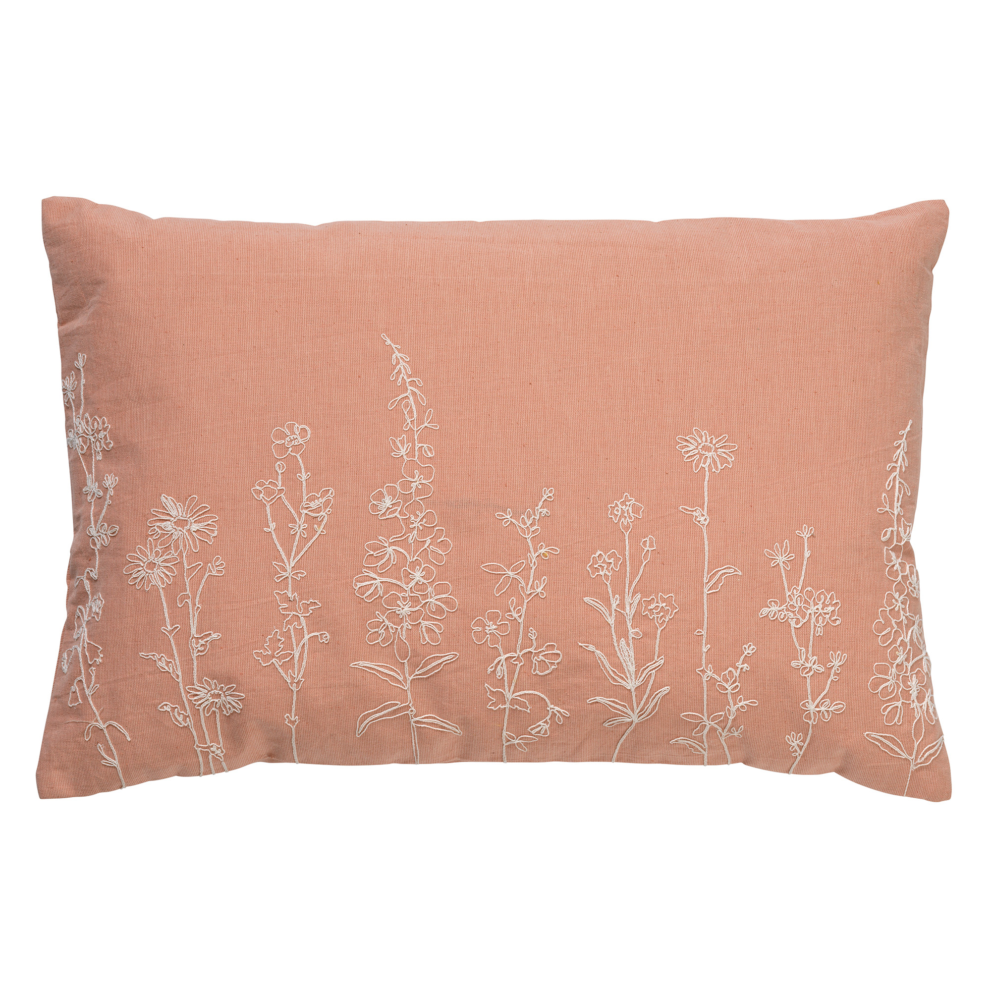 MADELIN - Coussin en coton Muted Clay 40x60 cm 