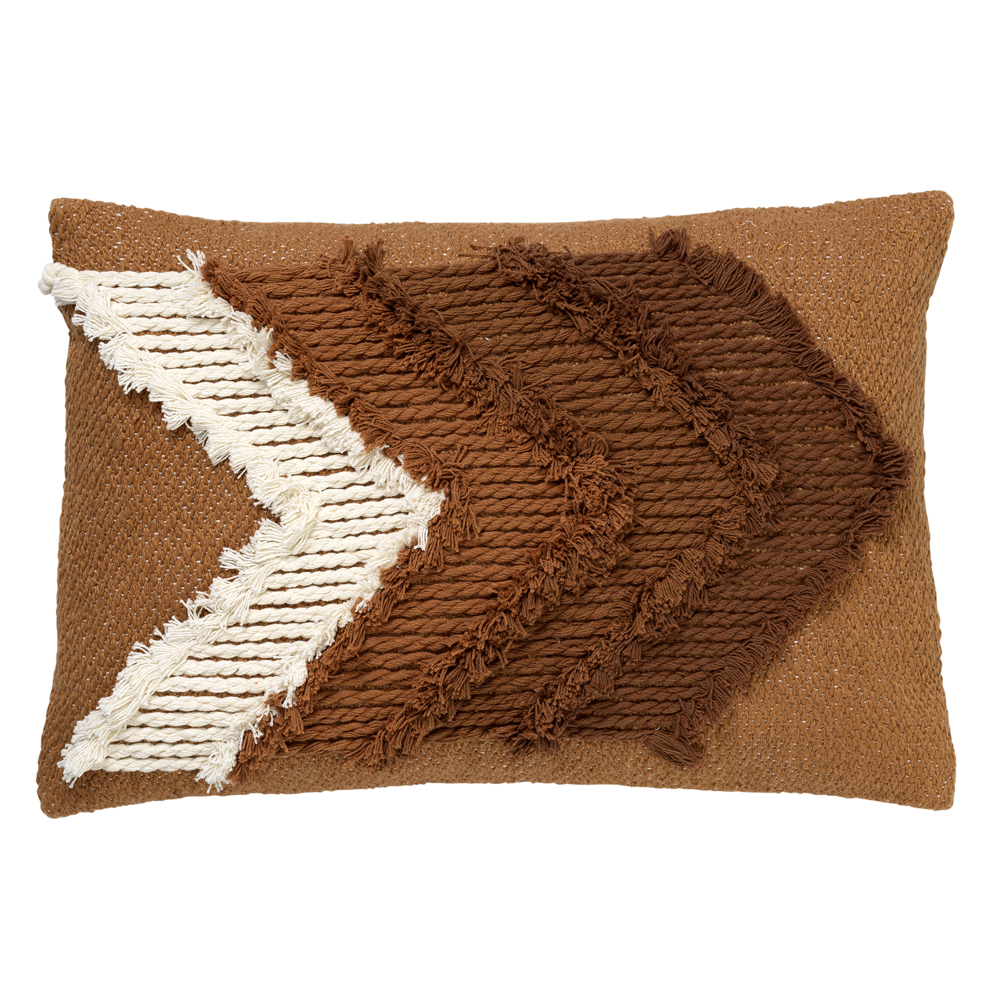 ARROW - Cushion cover 40x60 cm Tobacco Brown - brown