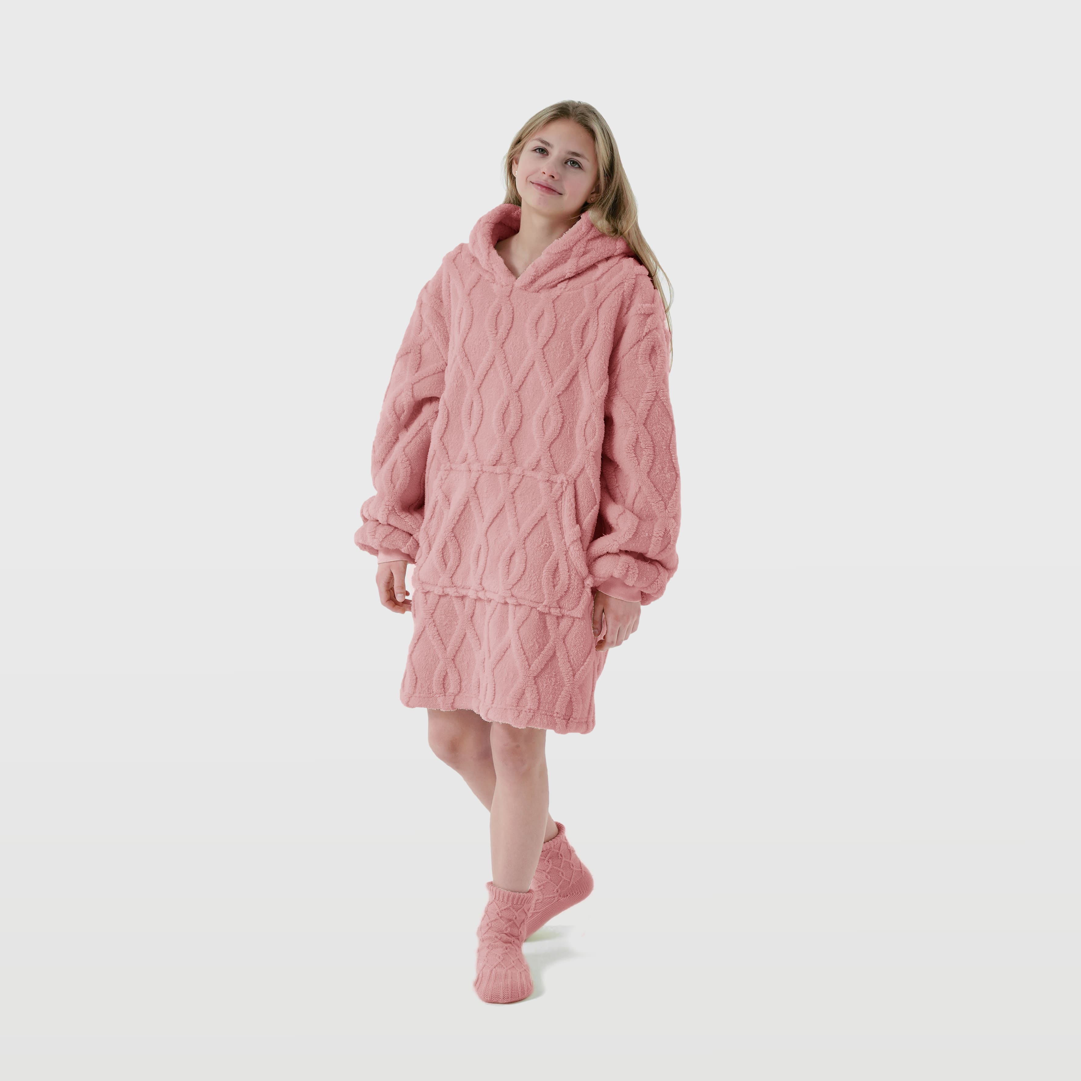 ROSETTA - Hoodie for teenager 60x90 cm - Rose Tan - pink