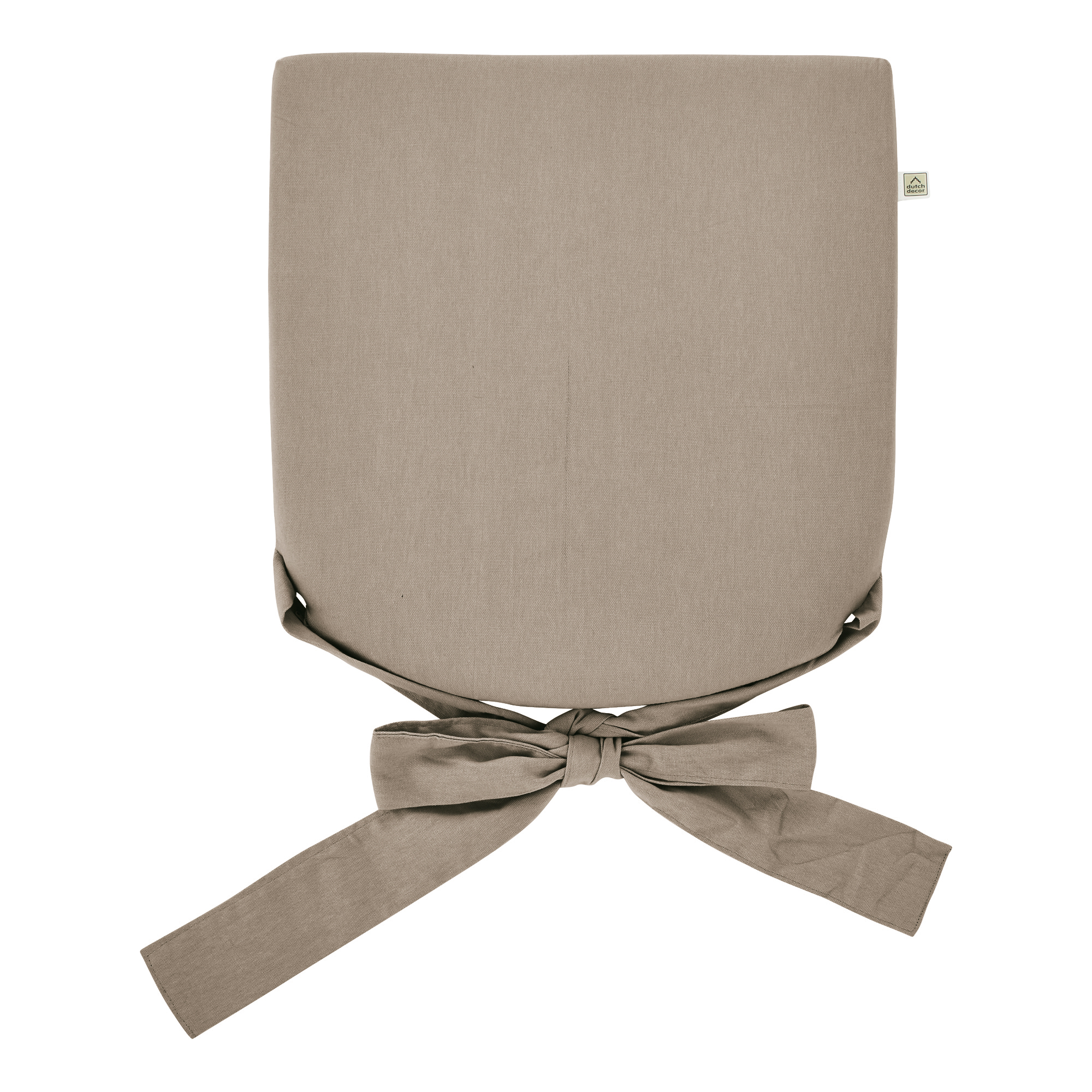 JAVA - Seat pad cushion with ties Driftwood 40x40 cm