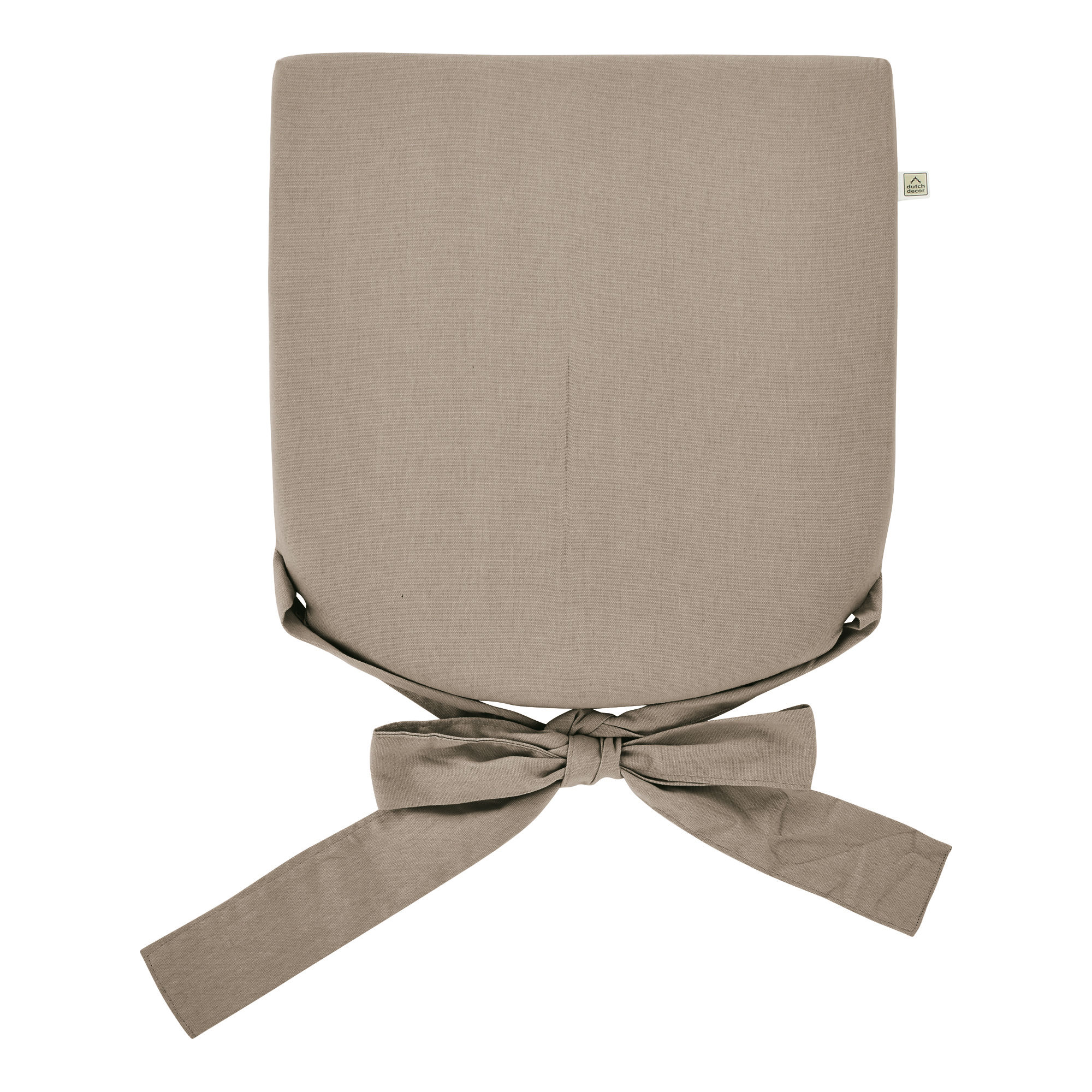 JAVA - Seat pad cushion with ties Driftwood 40x40 cm