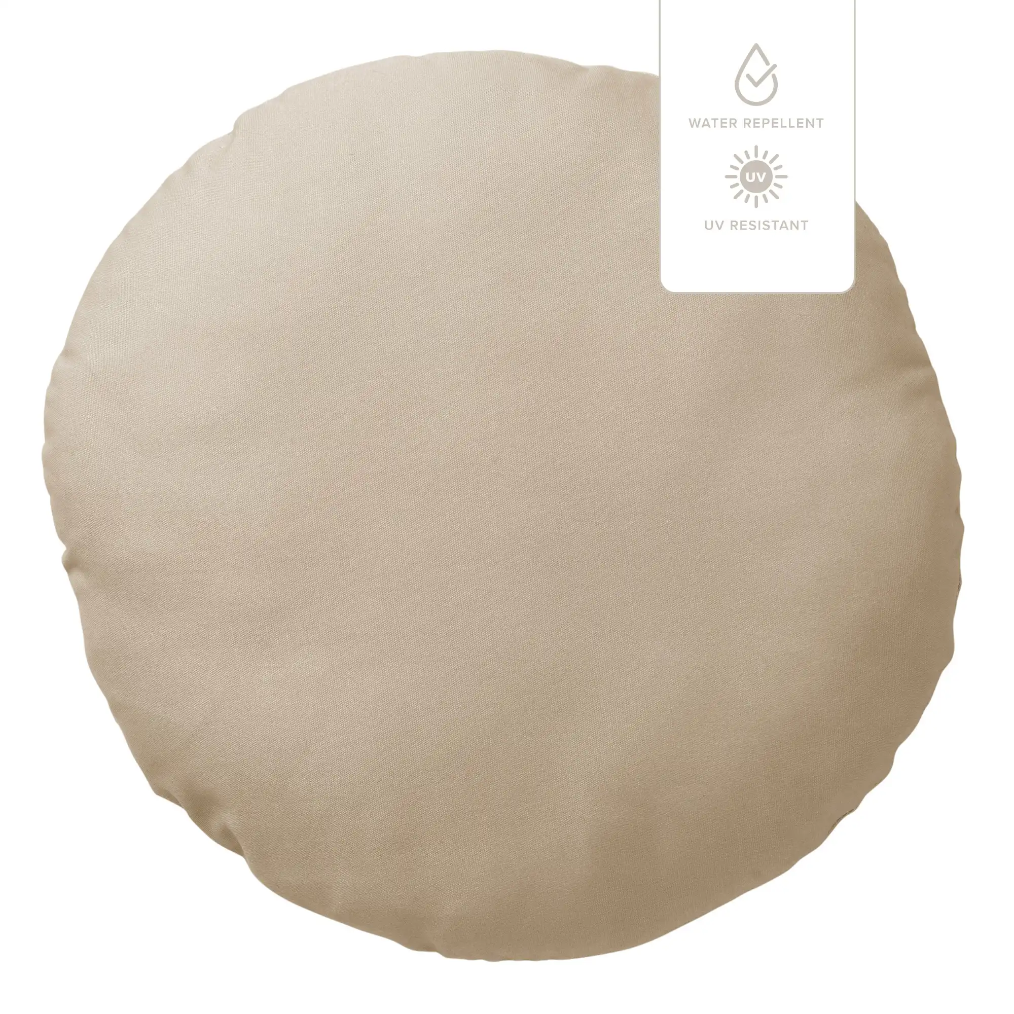 SOL - Dekokissen outdoor 40 cm Pumice Stone - wasserabweisend und  UV-beständig - beige | Dekokissen | DDL0222301579