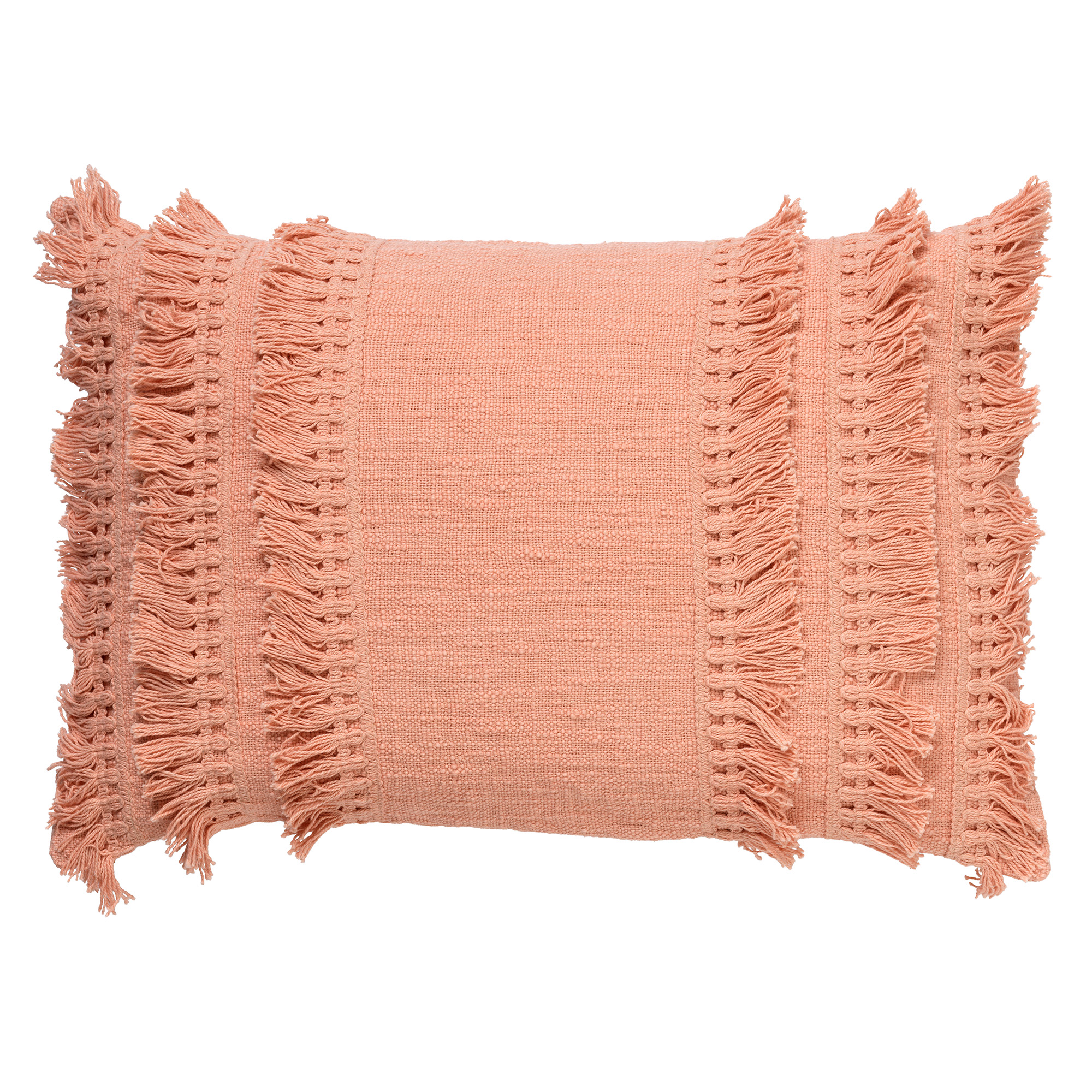 FARA - Sierkussen katoen 40x60 cm - Dusty Pink - roze