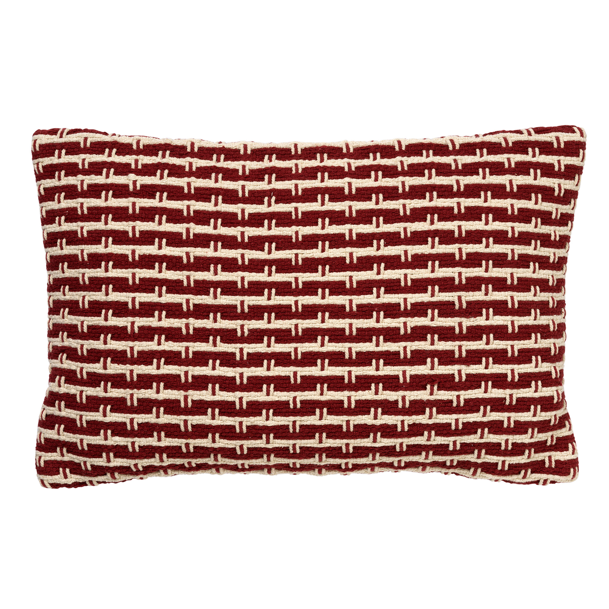 DANA - Sierkussen van katoen Merlot 40x60 cm - rood