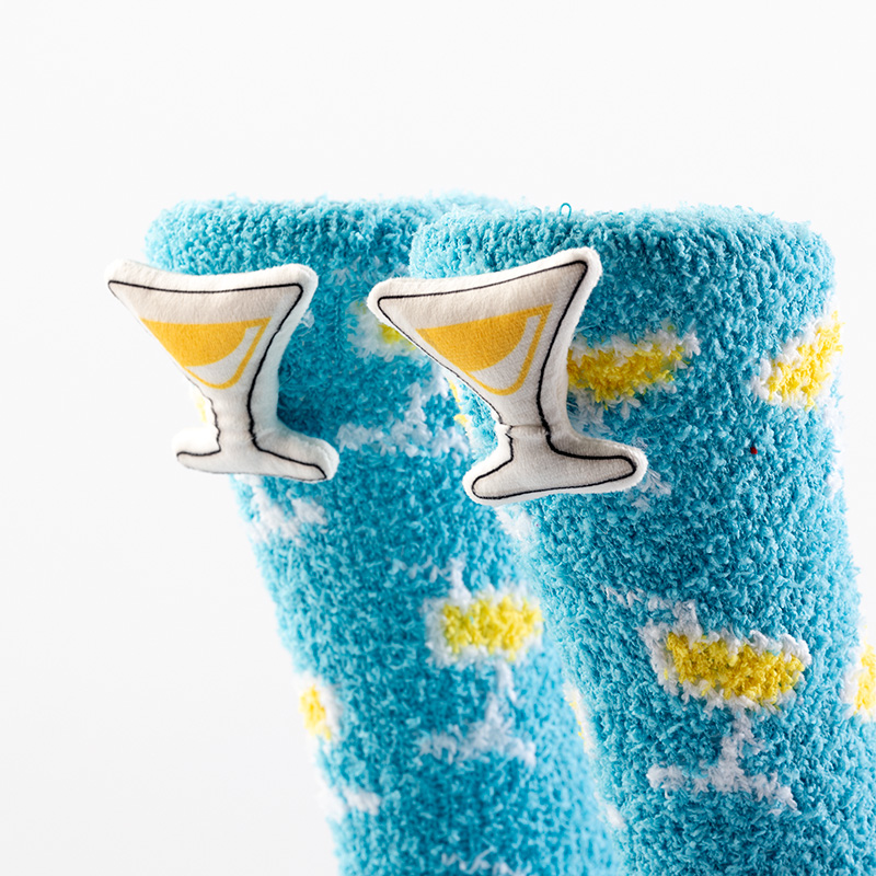 FUNNY COCKTAIL - House socks - Blue Mist