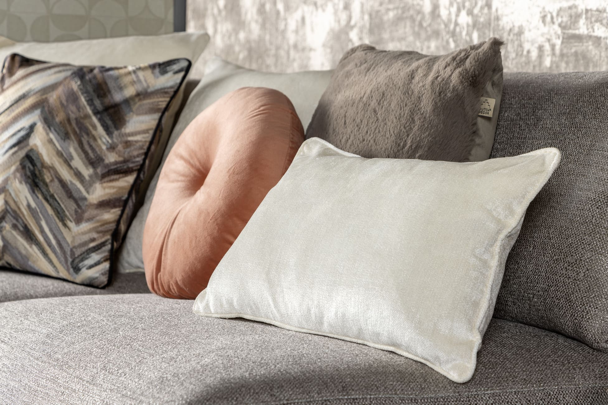LEWY - Coussin 30x50 cm - Snow White - Blanc