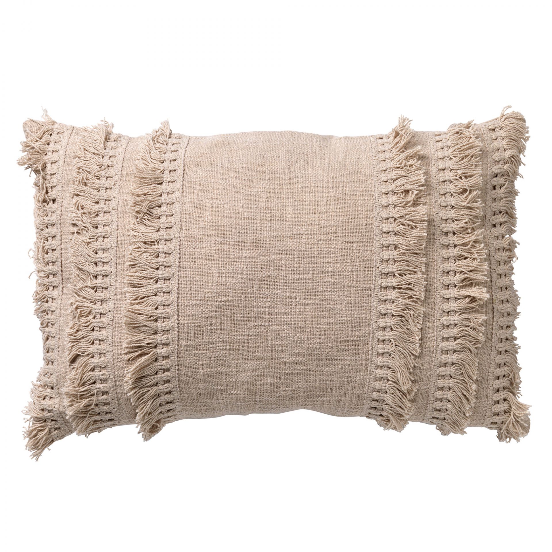 FARA - Cushion cover cotton 40x60 cm Pumice Stone - beige