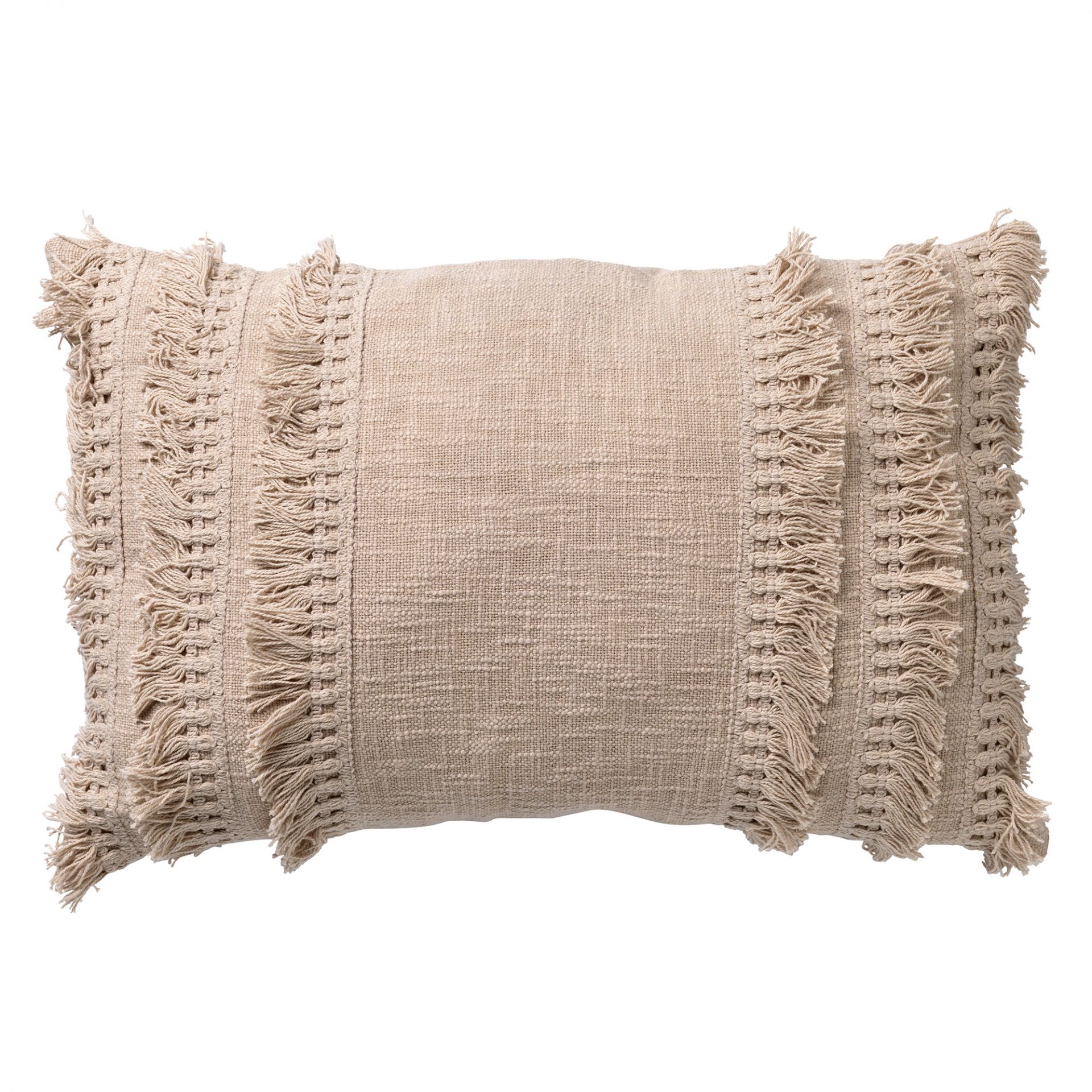 FARA - Coussin en coton 40x60 cm Pumice Stone - beige