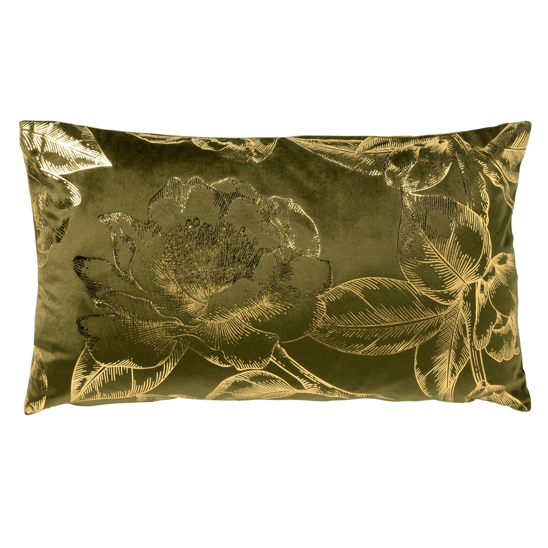 AVA - Kussenhoes 30x50 cm Military Olive - groen