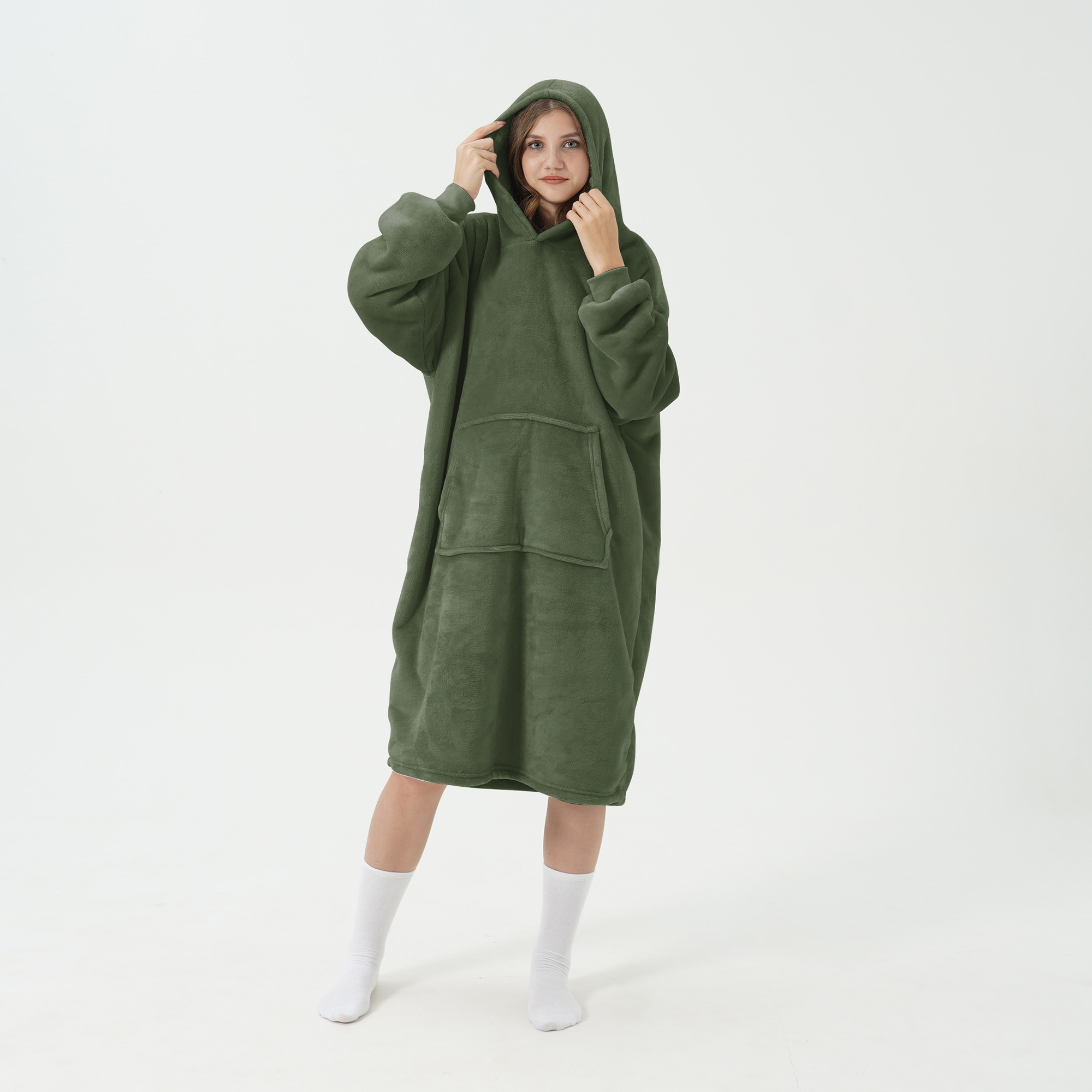 SHERRY - Oversized Hoodie - 70x110 cm - Green