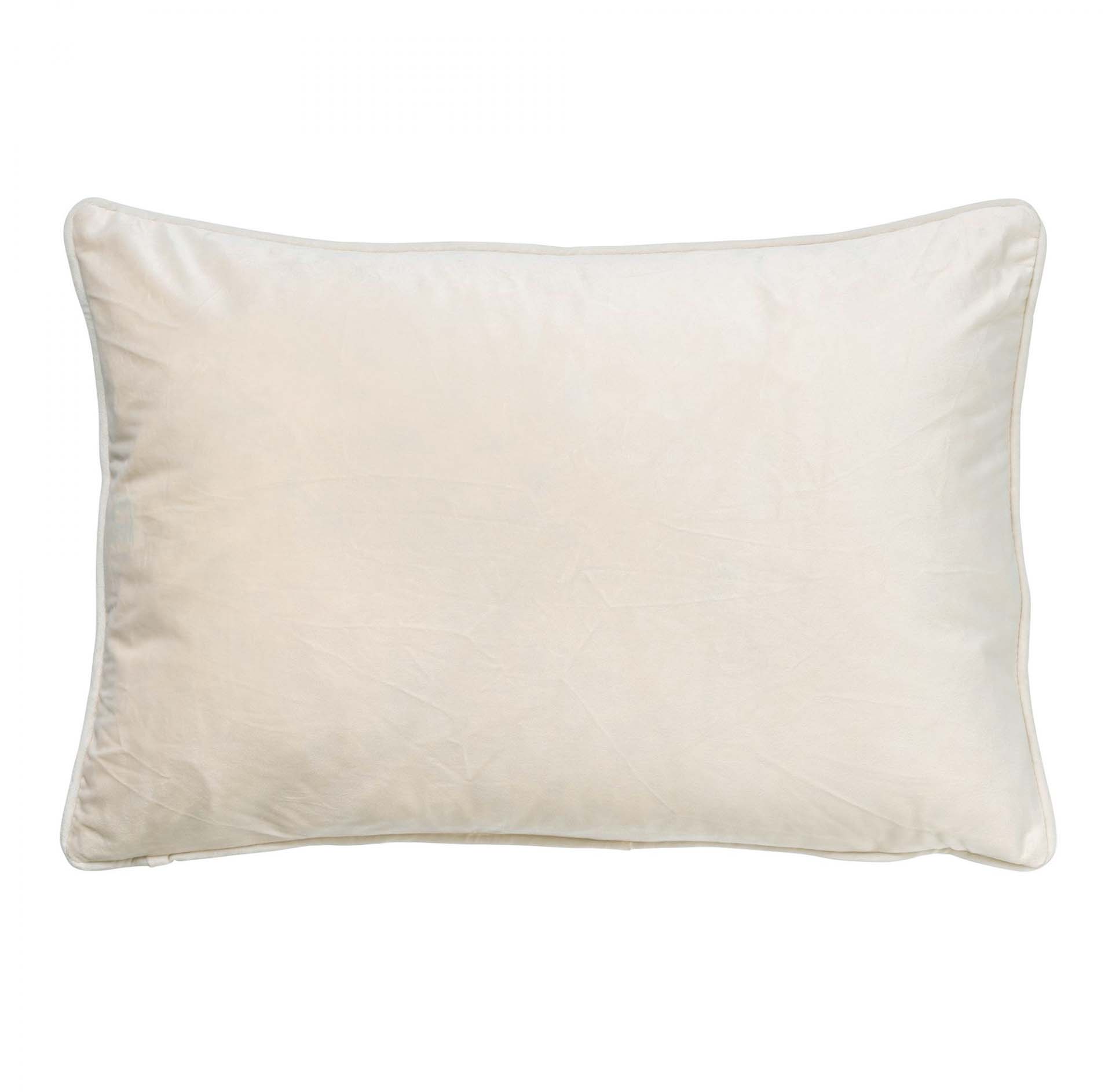 FINN - Housse de coussin en velours 40x60 cm - Snow White - blanc