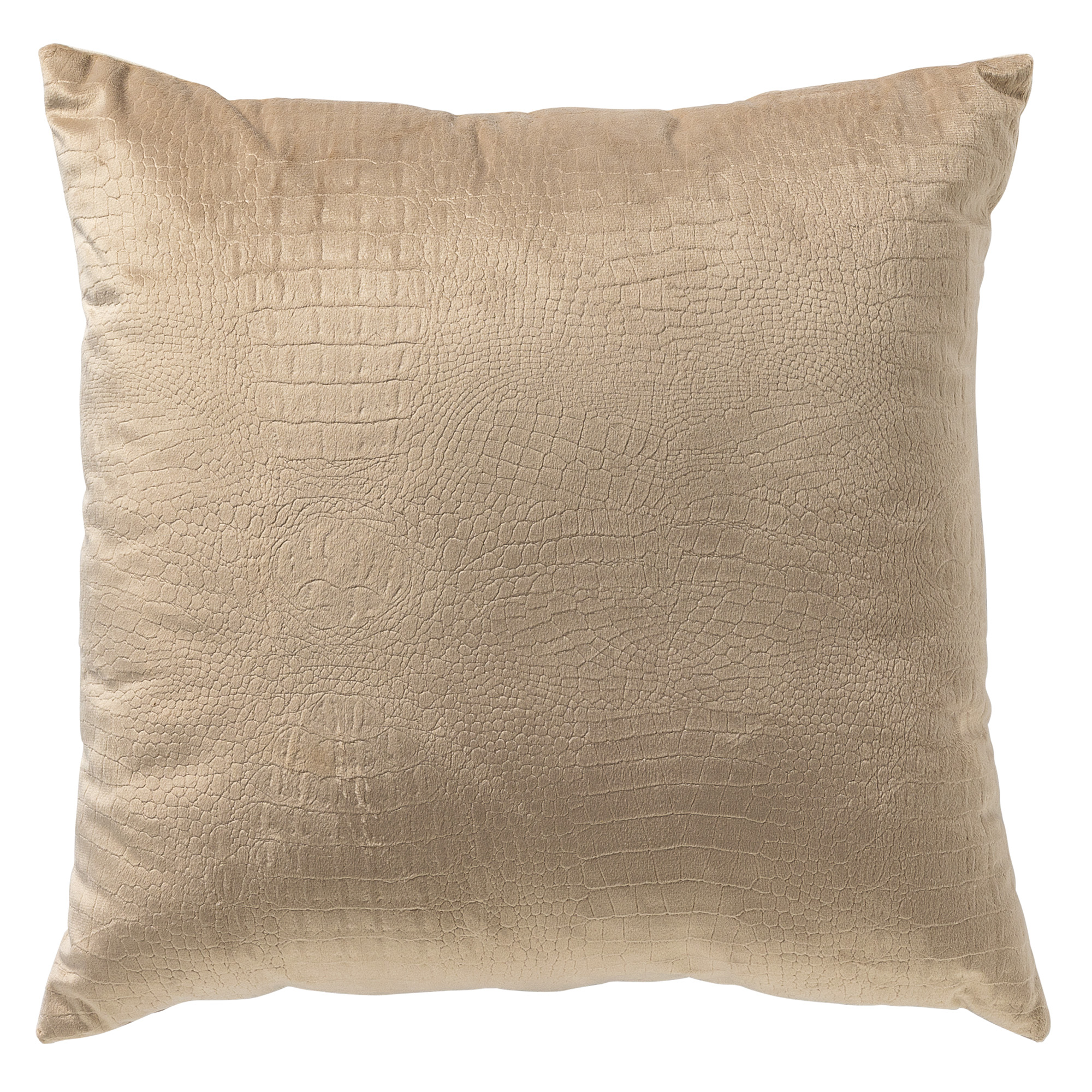 CROCO - Cushion 40x40 cm Pumice Stone - beige