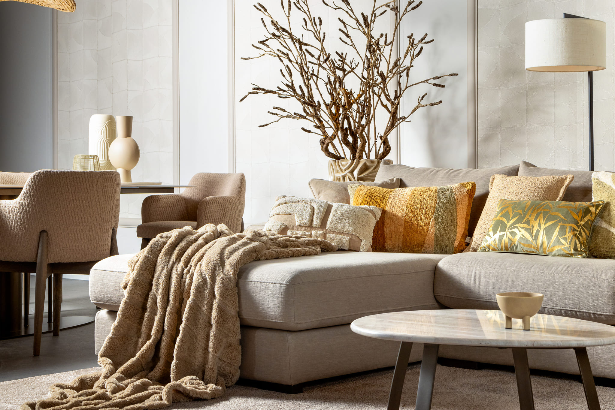 LESLIE - plaid 150x200 cm - Irish Cream - beige