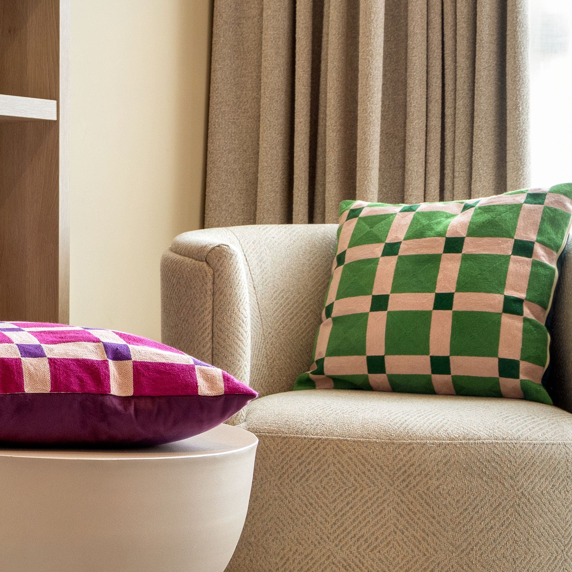 BLOCKS - Coussin 45x45 cm - Deep Lavender - Violet