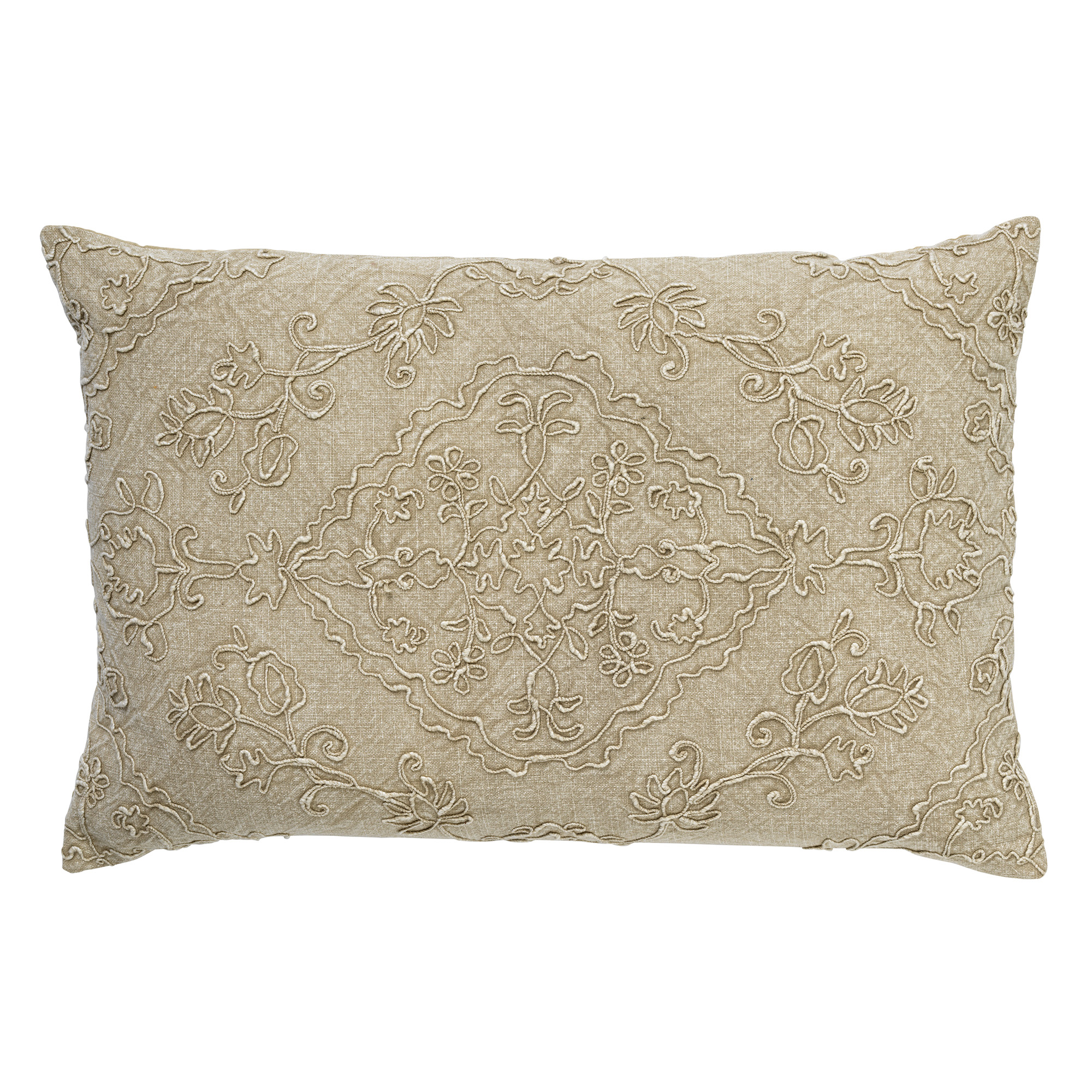 EVY - Kussenhoes van katoen Pumice Stone 40x60 cm - beige