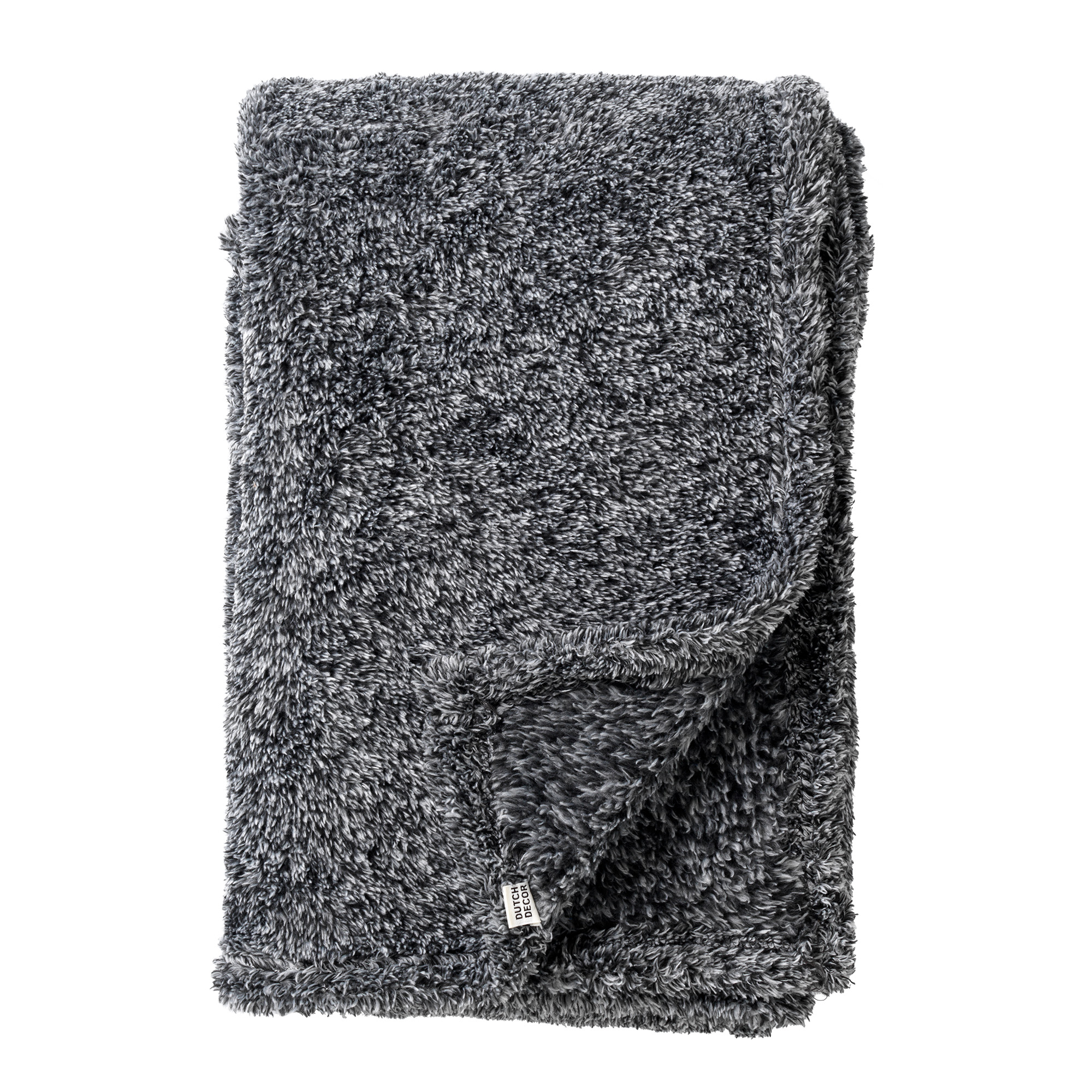 OSCAR - Plaid Charcoal Gray 140x180 cm - grijs
