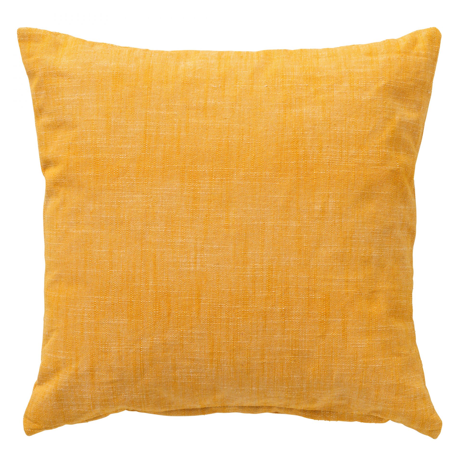 NATURA - Sierkussen van bio katoen 45x45 cm Golden Glow - geel- Duurzaam textiel