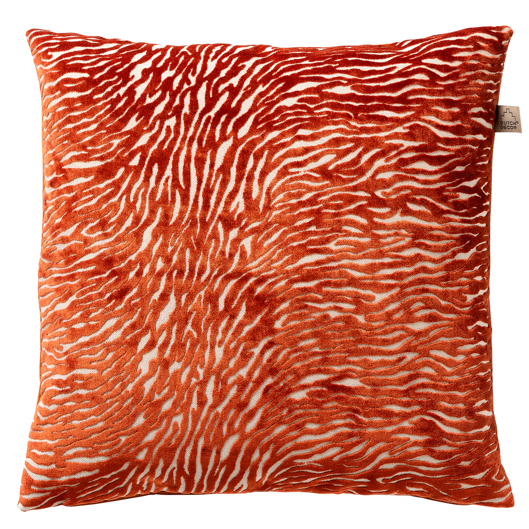 YAMIN - Cushion 45x45 cm - Potters Clay - orange