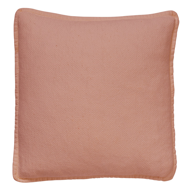 BOWIE - Cushion 45x45 cm - washed cotton - Muted Clay - Pink