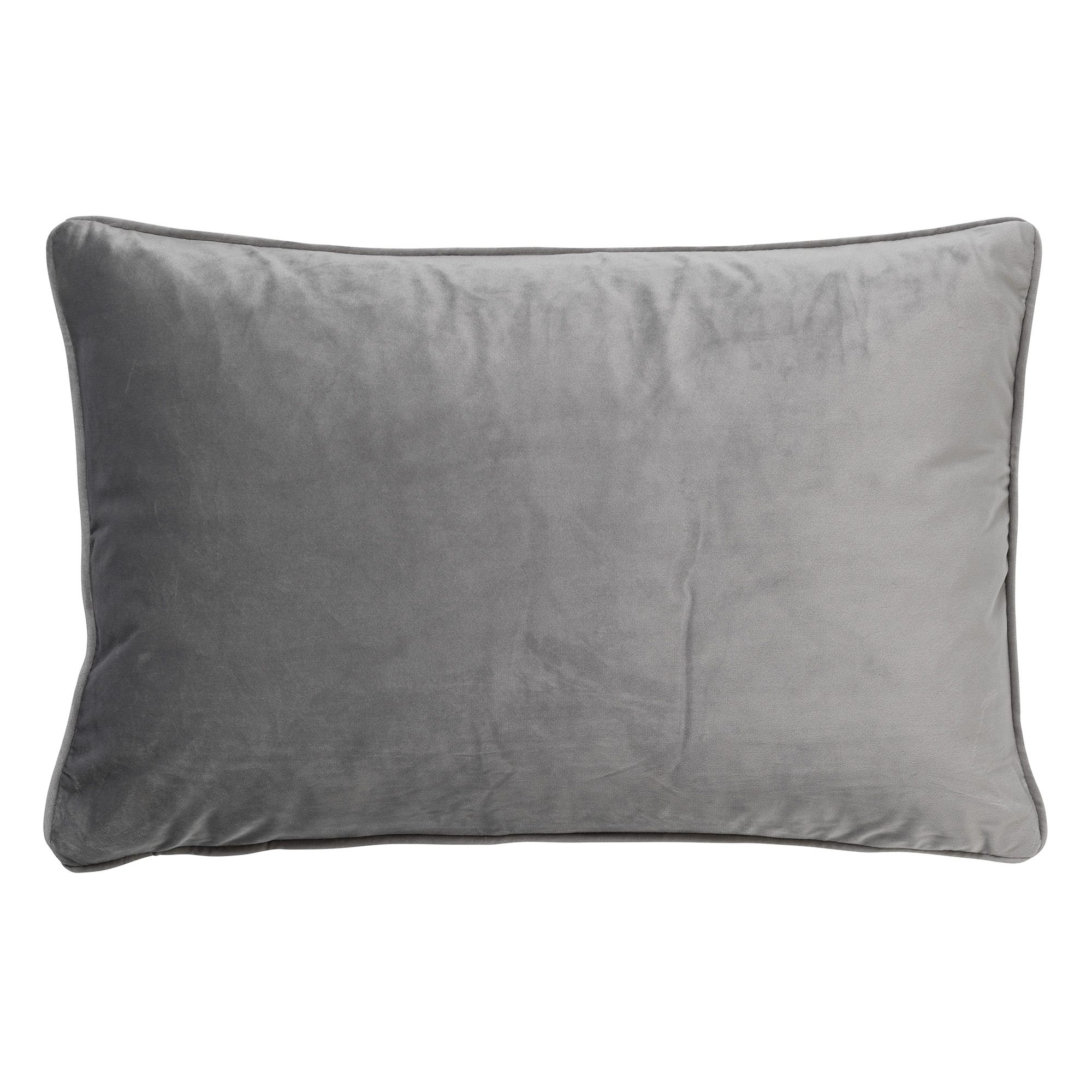FINN - Cushion velvet 40x60 cm - Micro Chip - grey