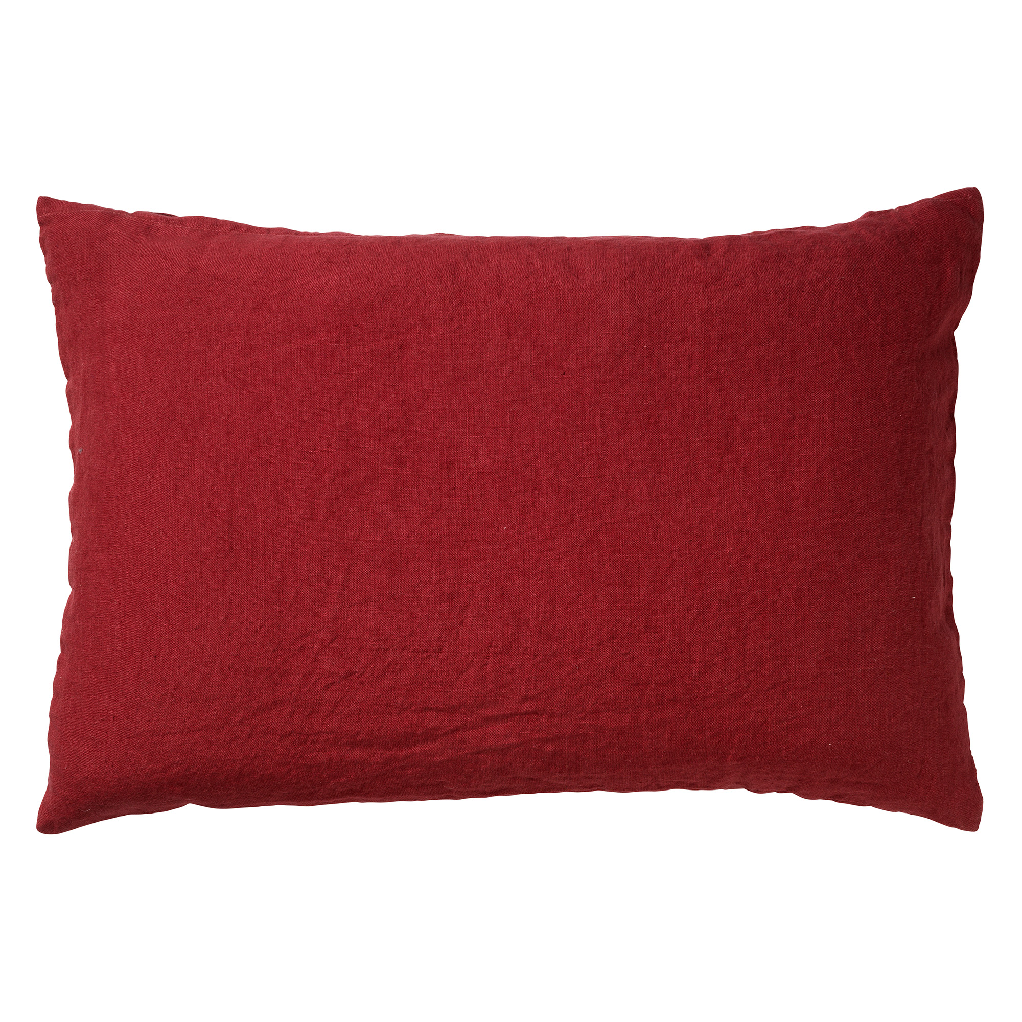 LINN - Sierkussen linnen Merlot 40x60 cm - rood