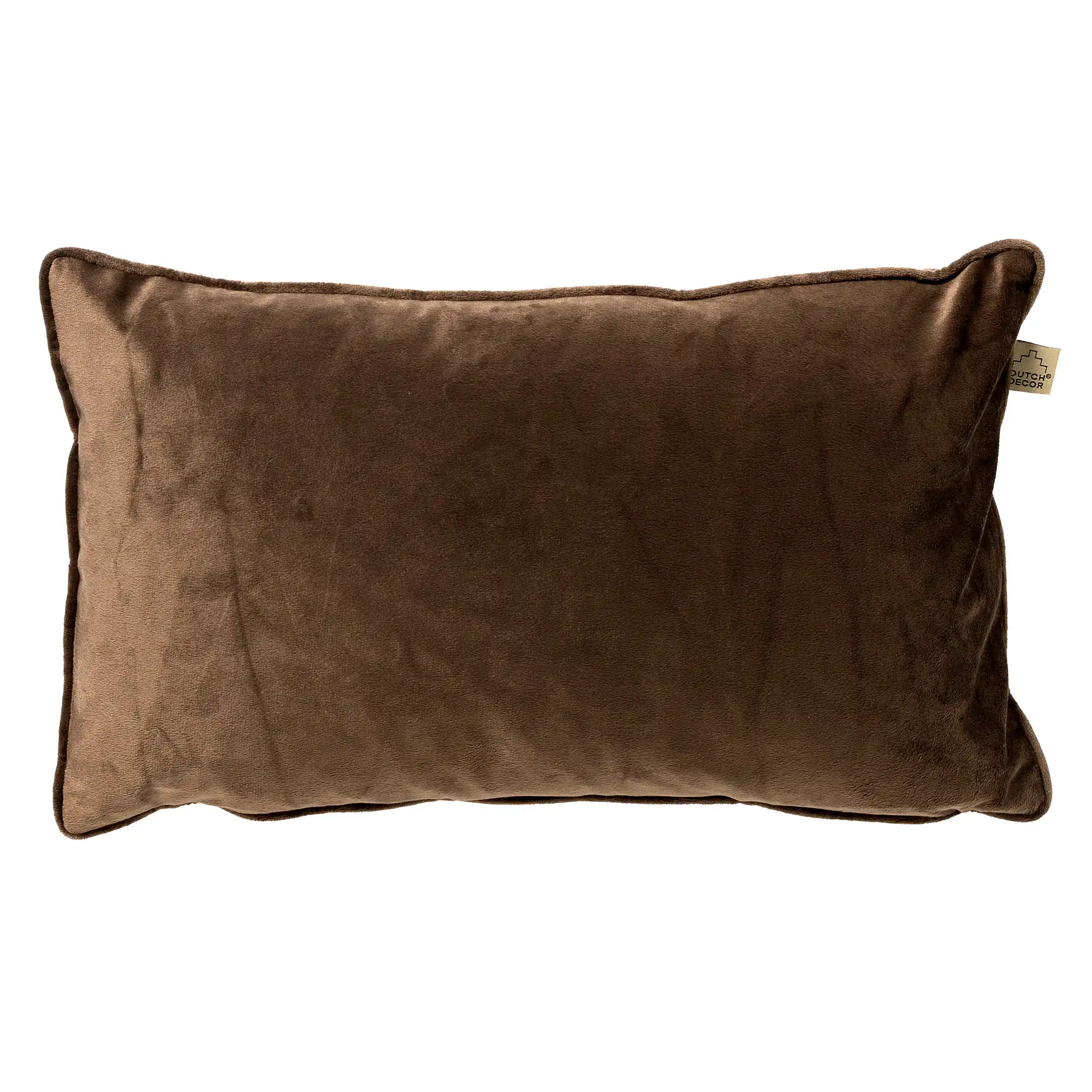 FINN - Sierkussen 30x50 cm - Chocolate Martini - bruin - velvet lendekussen