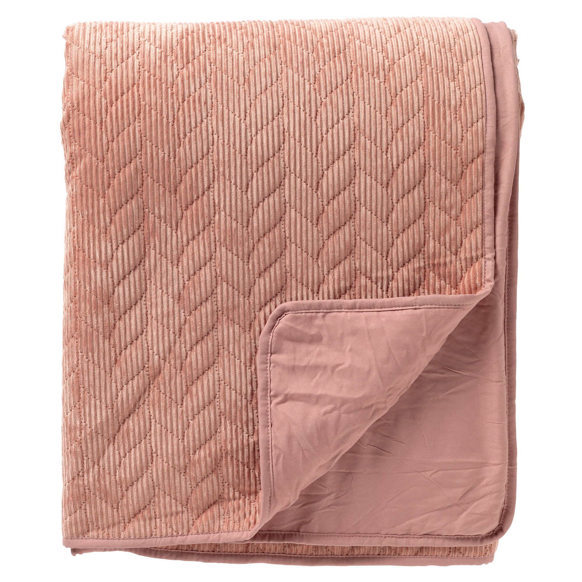 NORALY - Bedsprei 240x260 cm - Cork - roze